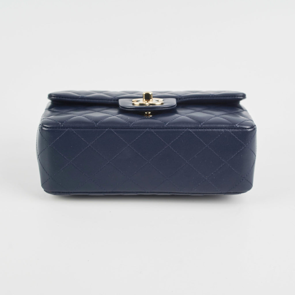 Chanel Mini Rectangular Navy