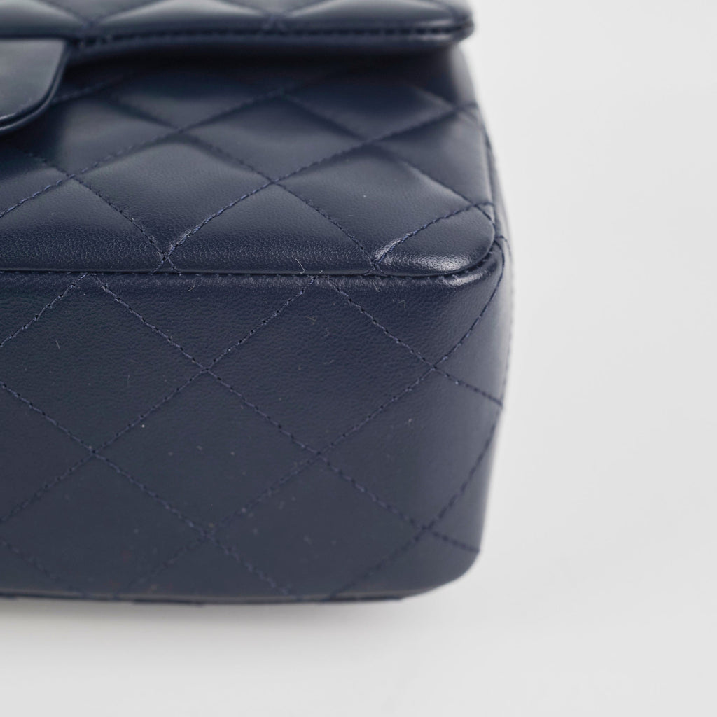 Chanel Mini Rectangular Navy