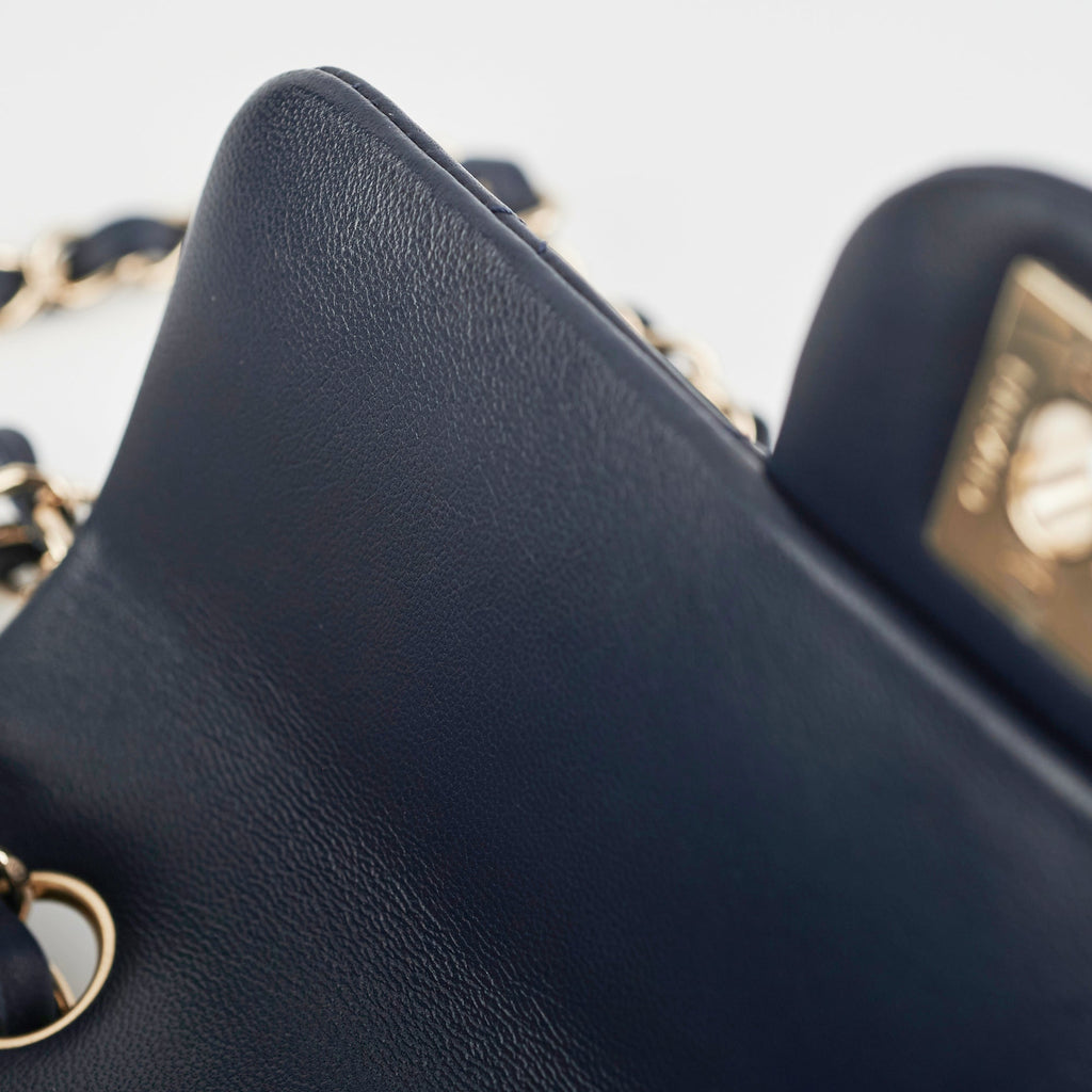 Chanel Mini Rectangular Navy