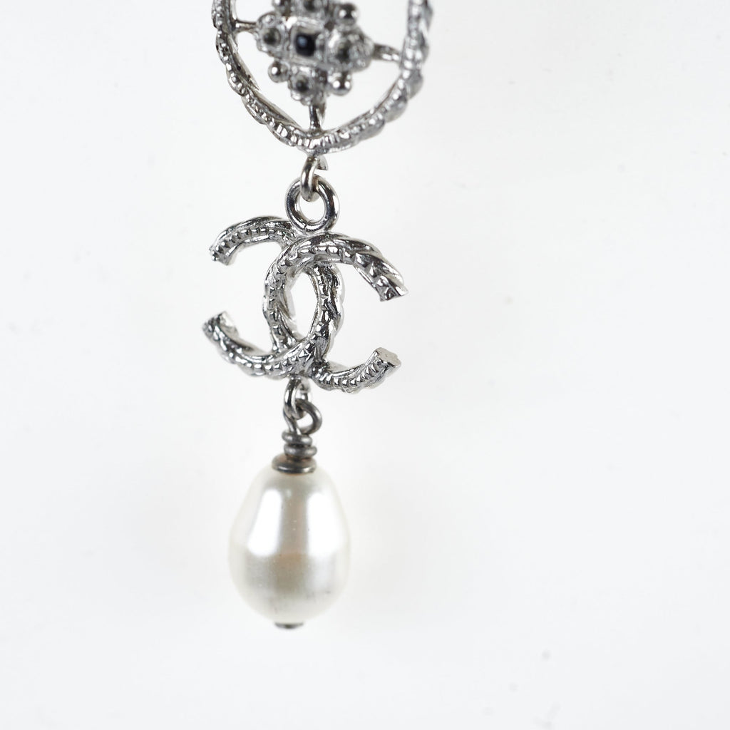 Chanel Coco Mark Emblem Necklace Costume Jewelery