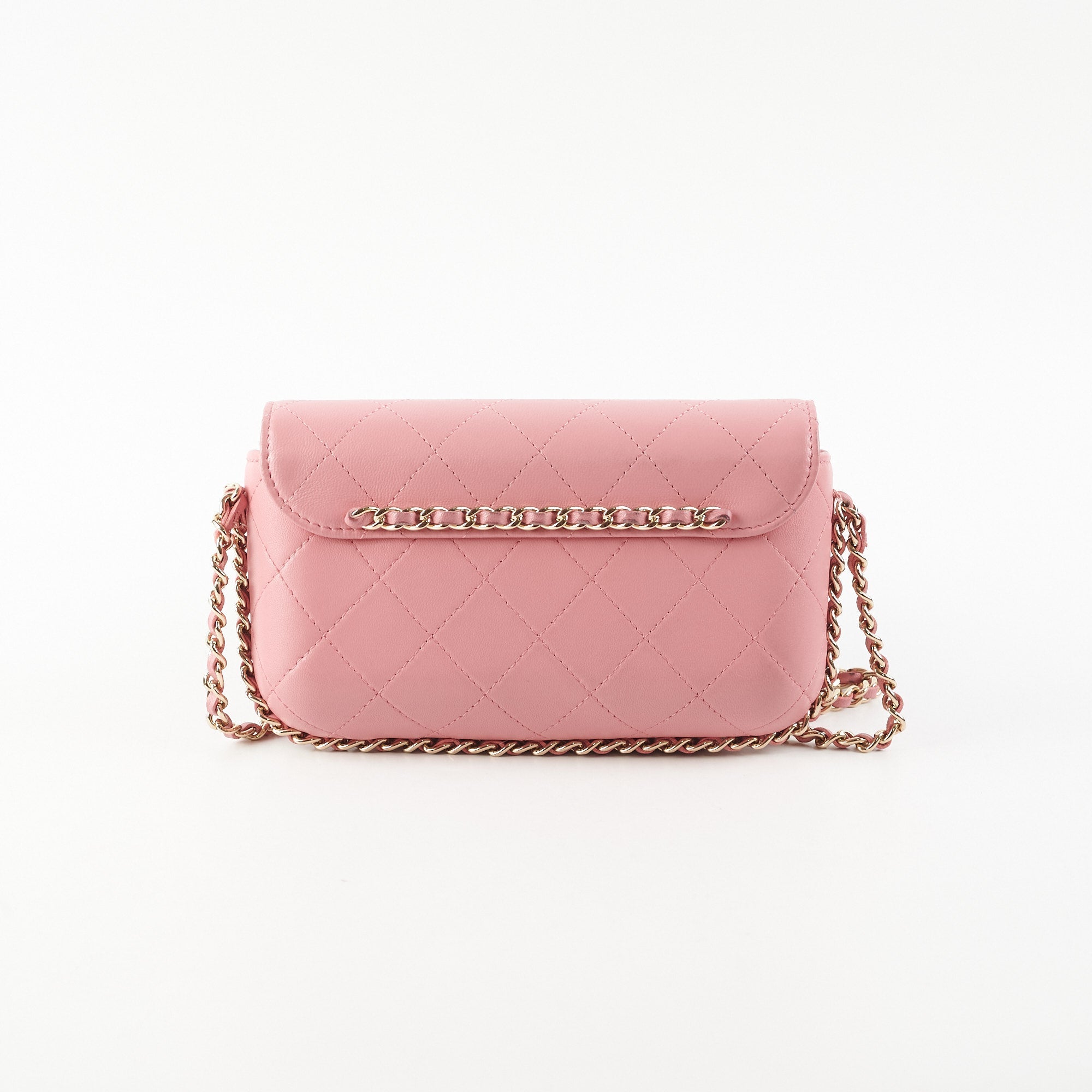Chanel Seasonal Flap Pink Microchip