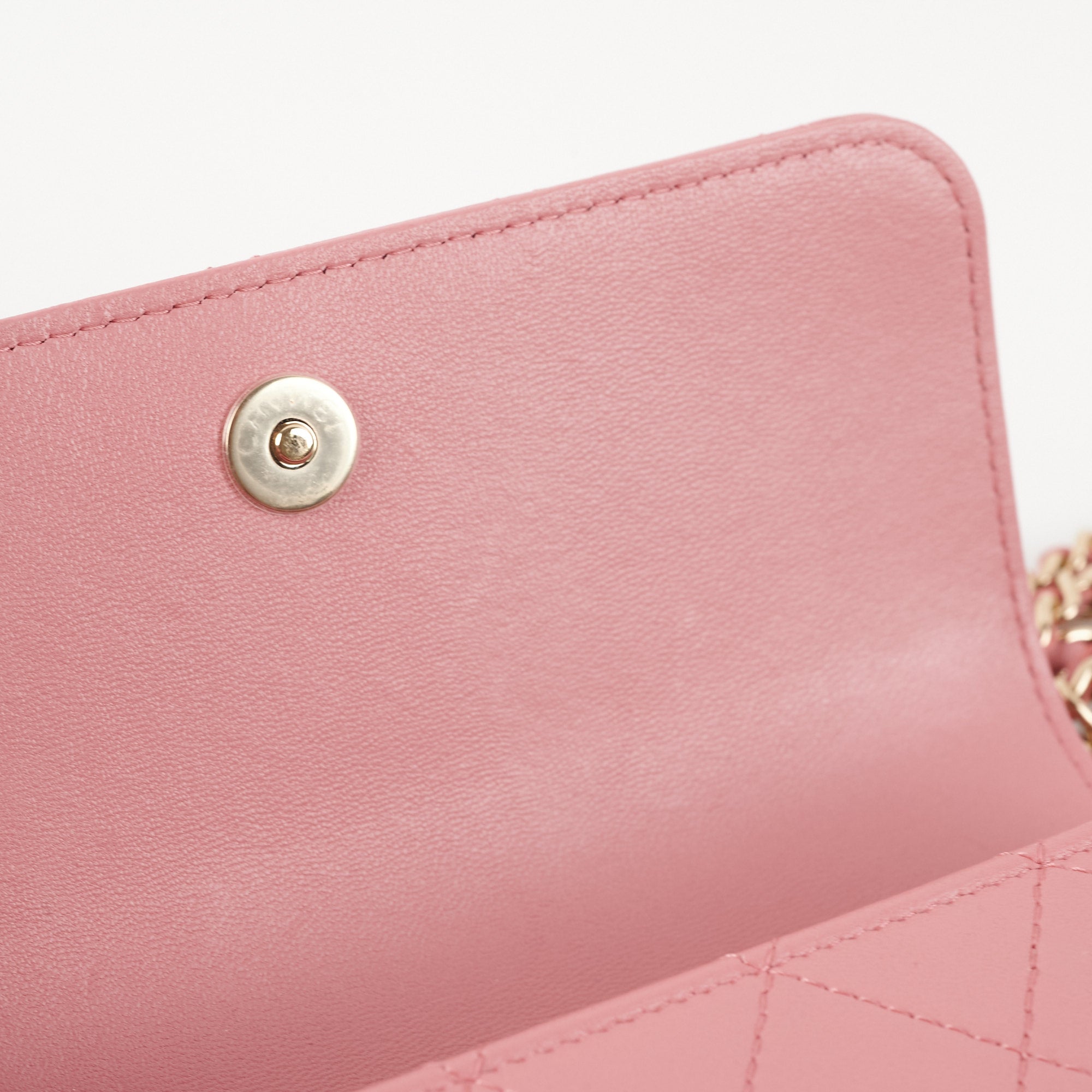 Chanel Seasonal Flap Pink Microchip