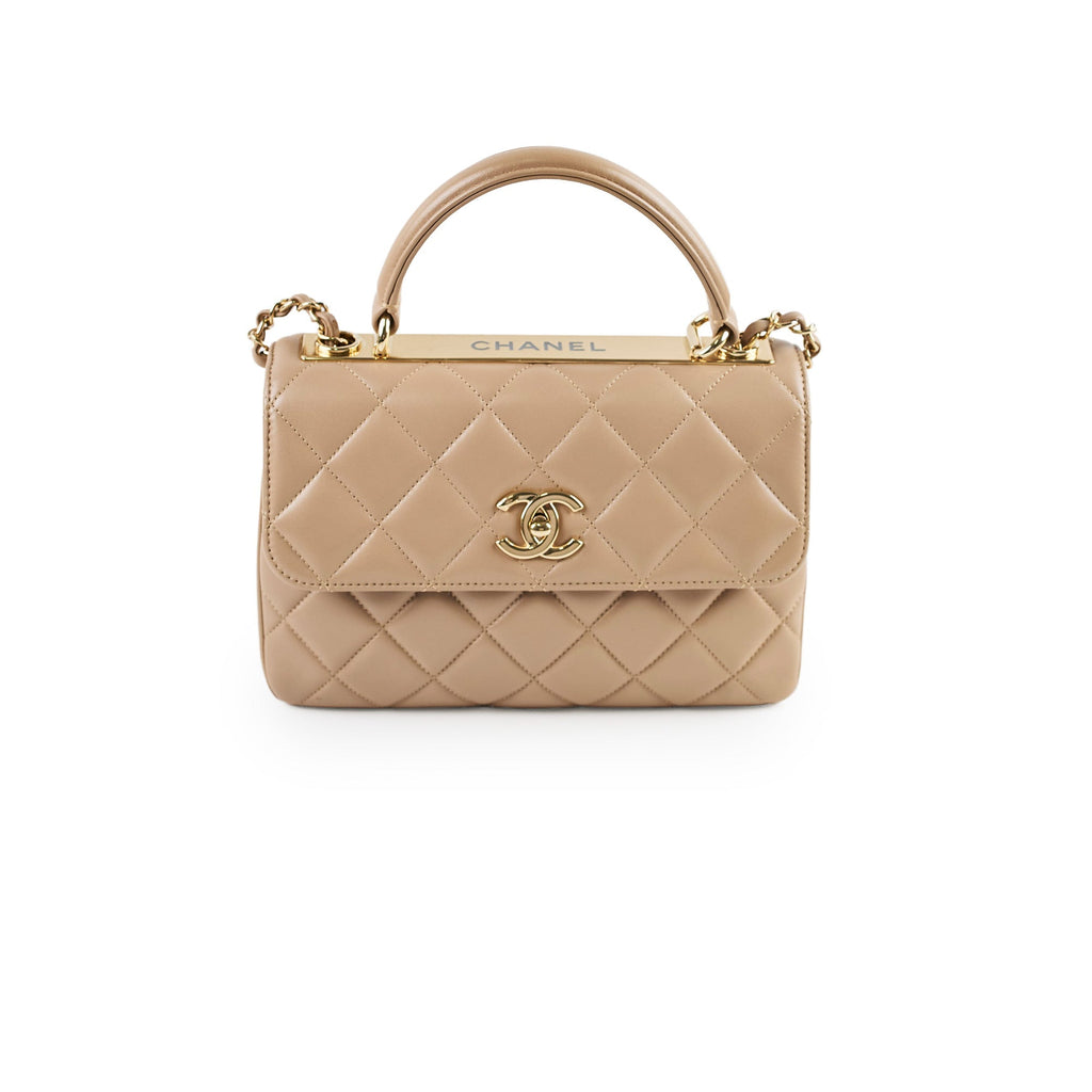 Chanel Small Trendy CC Lambskin Beige 23 Series
