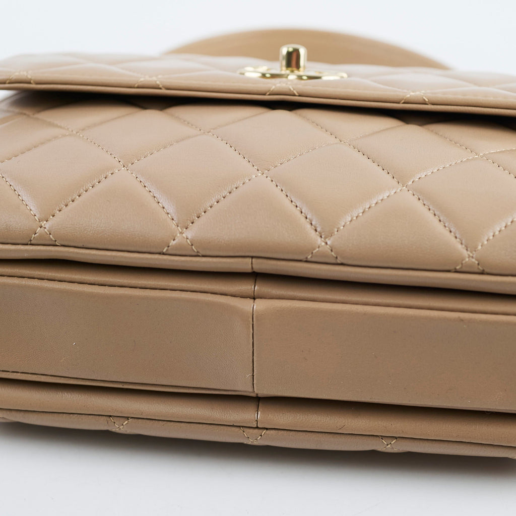 Chanel Small Trendy CC Lambskin Beige 23 Series