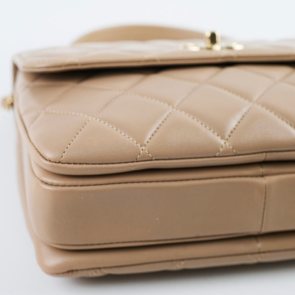 Chanel Small Trendy CC Lambskin Beige 23 Series