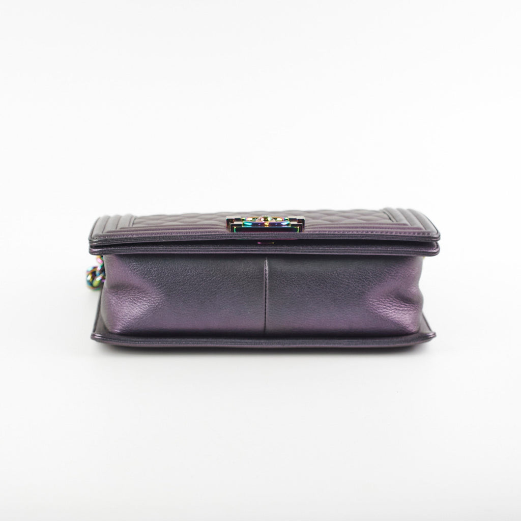 Chanel Old Medium Boy Iridescent Boy Bag