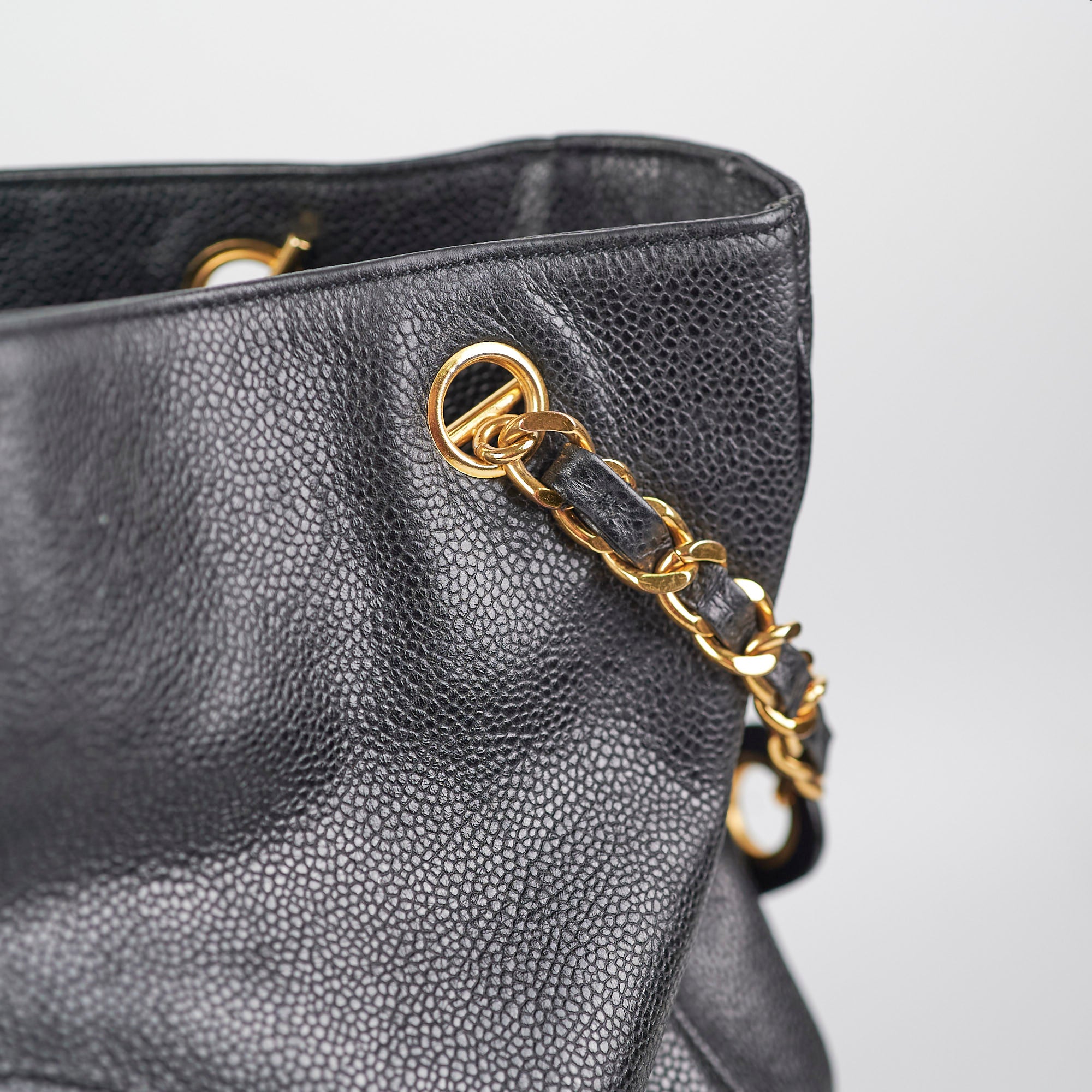 Chanel Caviar Large Tote Black