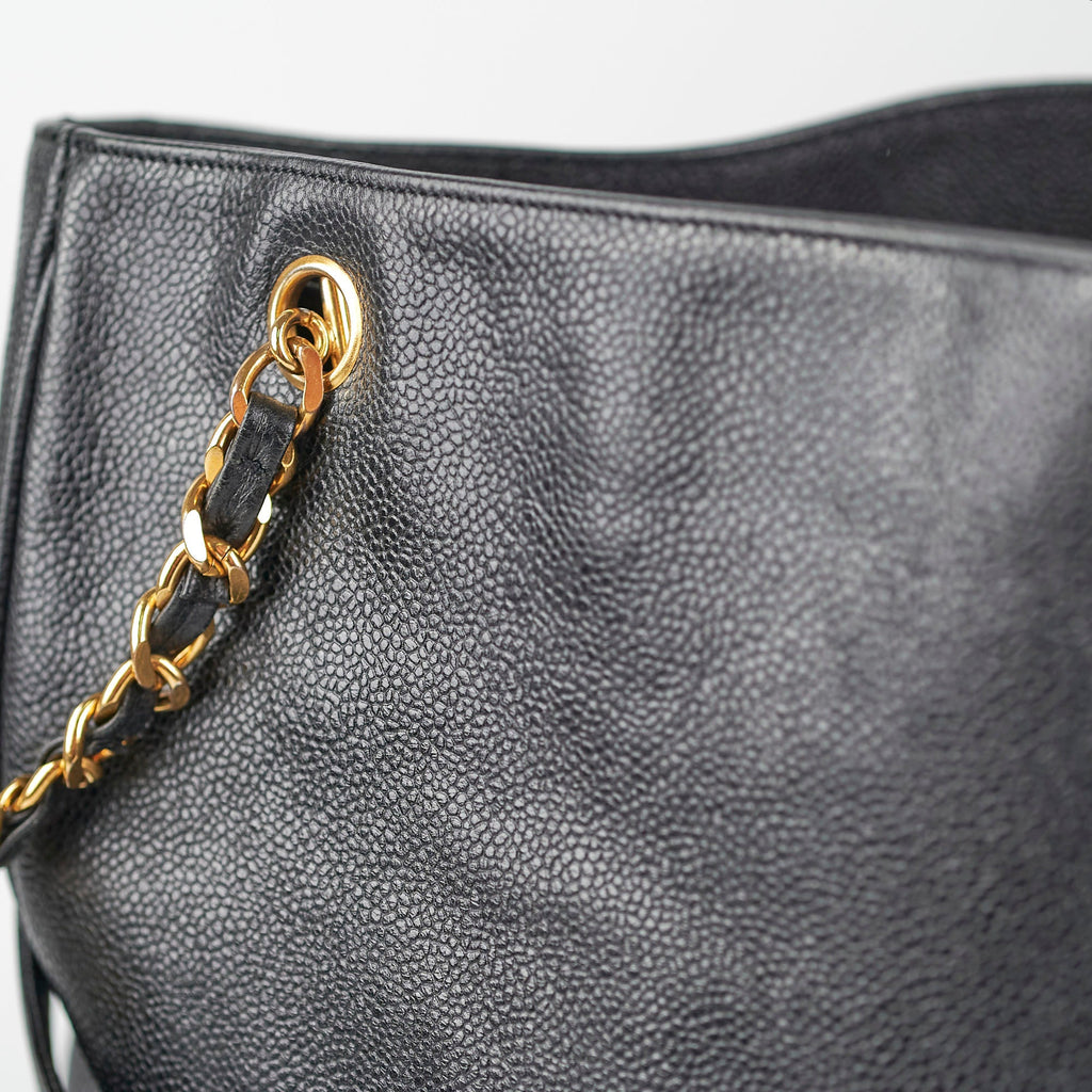 Chanel Caviar Large Tote Black