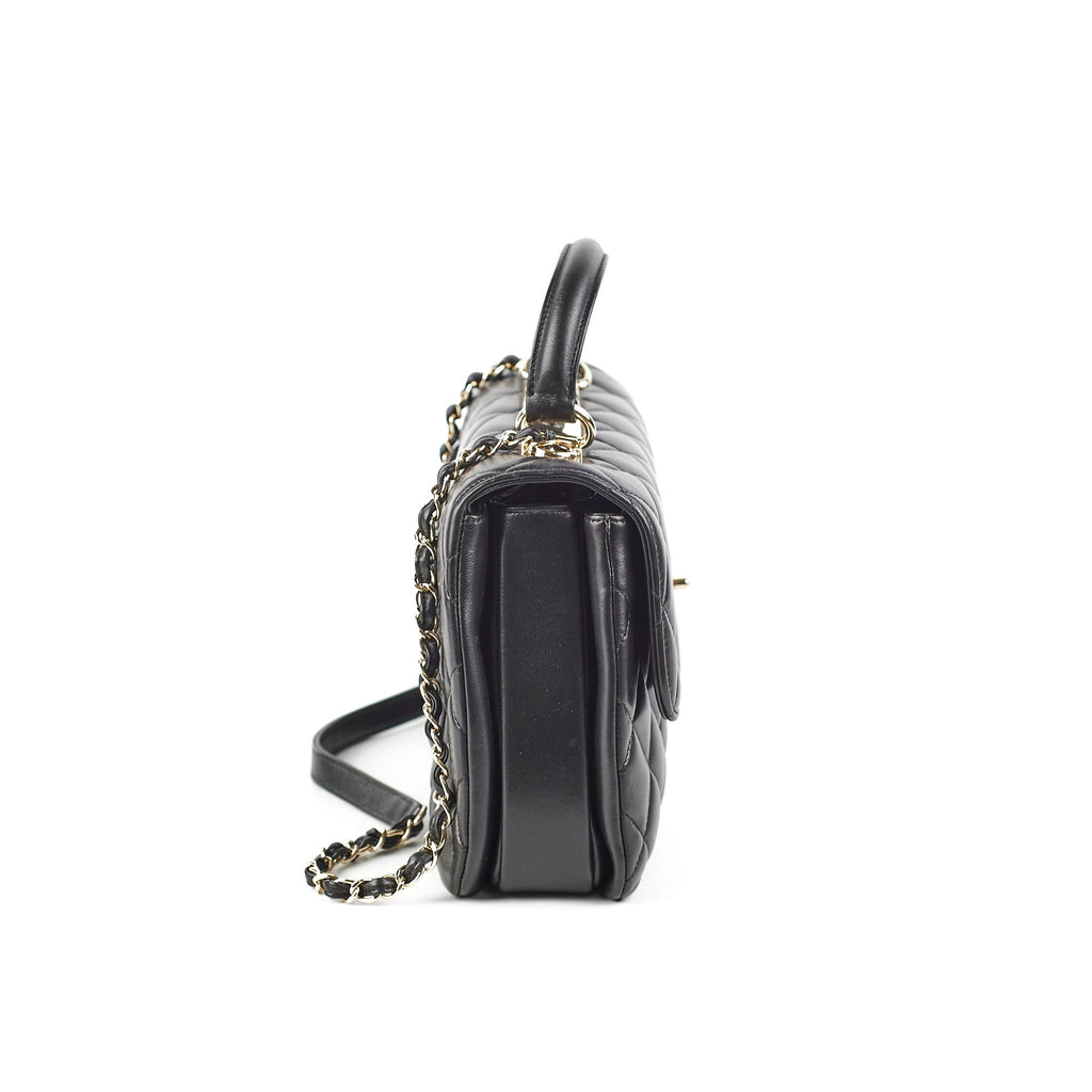 Chanel Trendy CC Medium Lambskin Black Quilted - Series 24