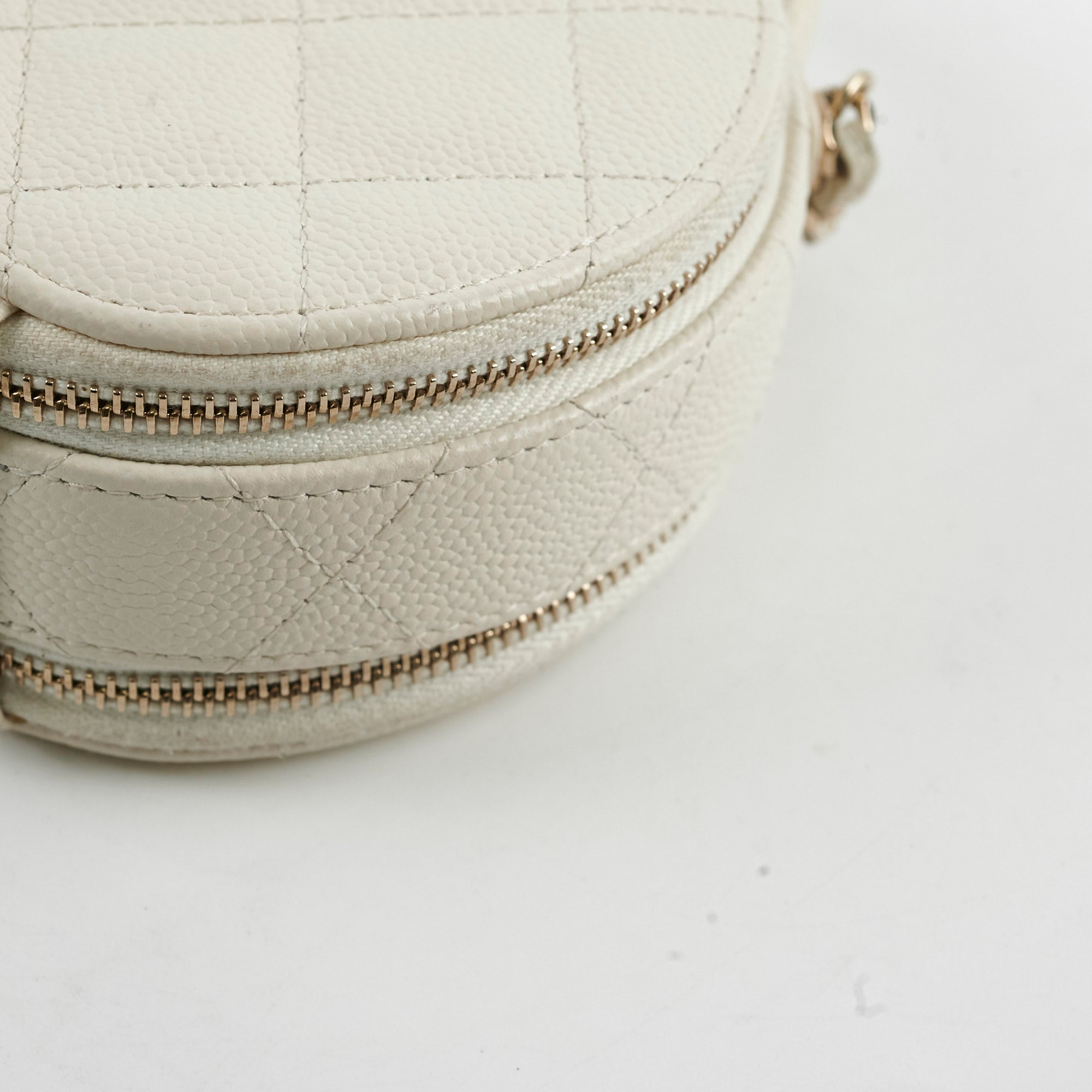 Chanel Small Round White Crossbody