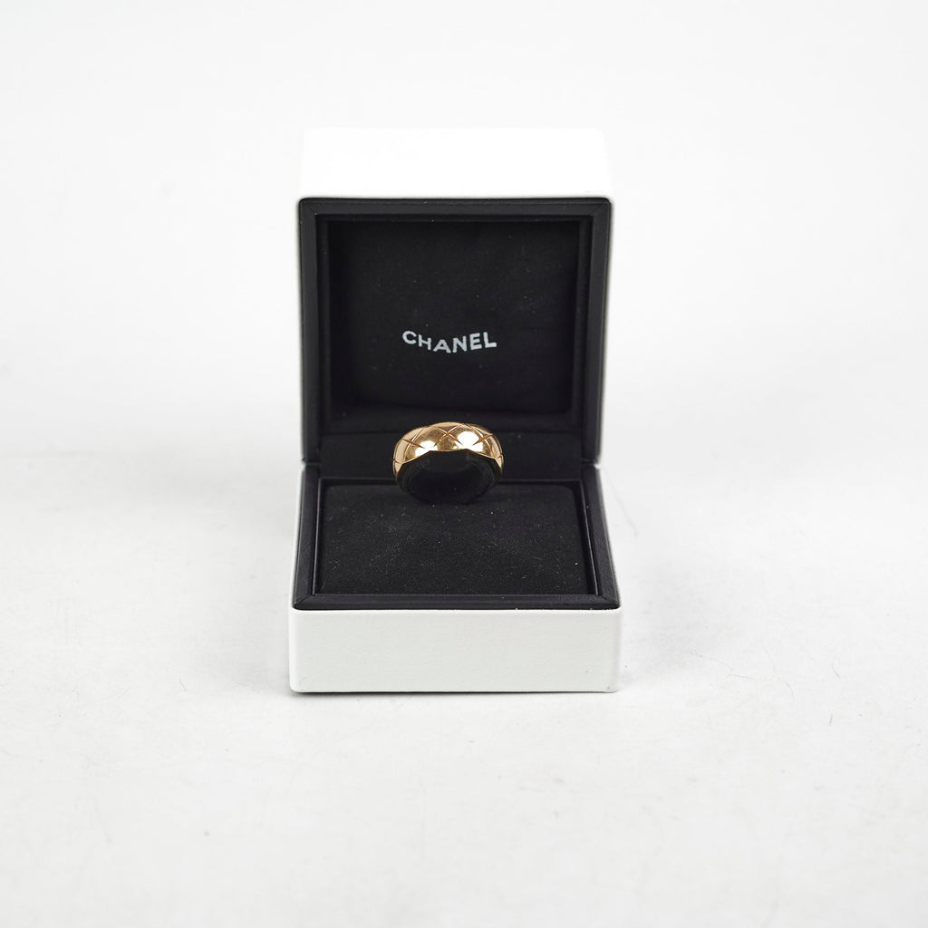 Chanel Coco Crush Ring Yellow Gold Size 55