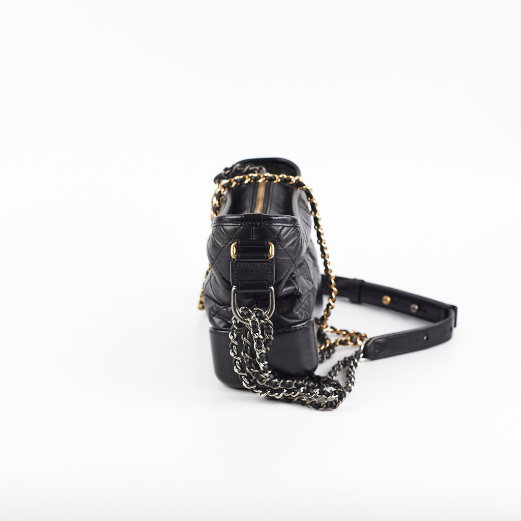 Chanel Small Garbielle Black Bag