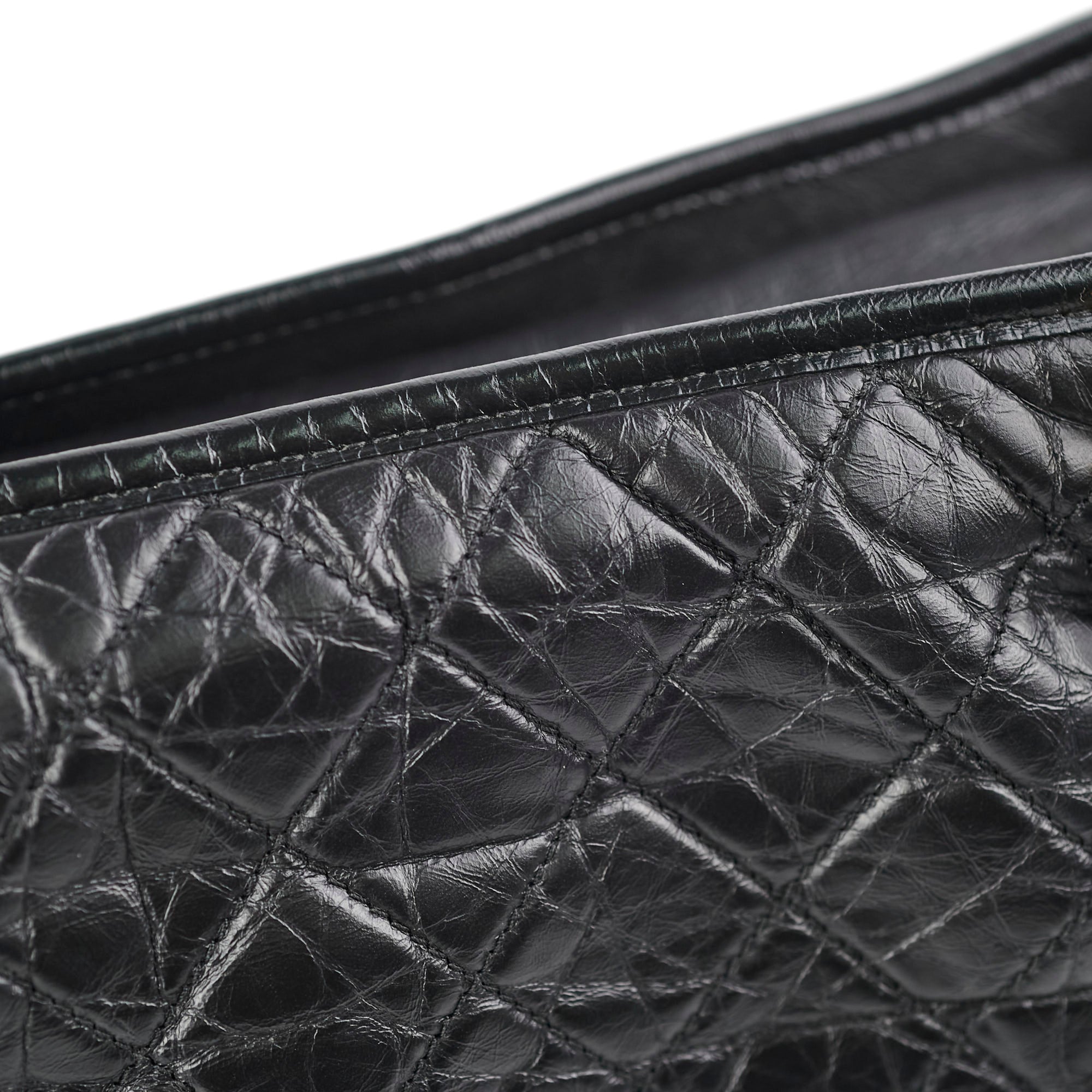 Chanel Medium Gabrielle Calfskin Black - Series 24