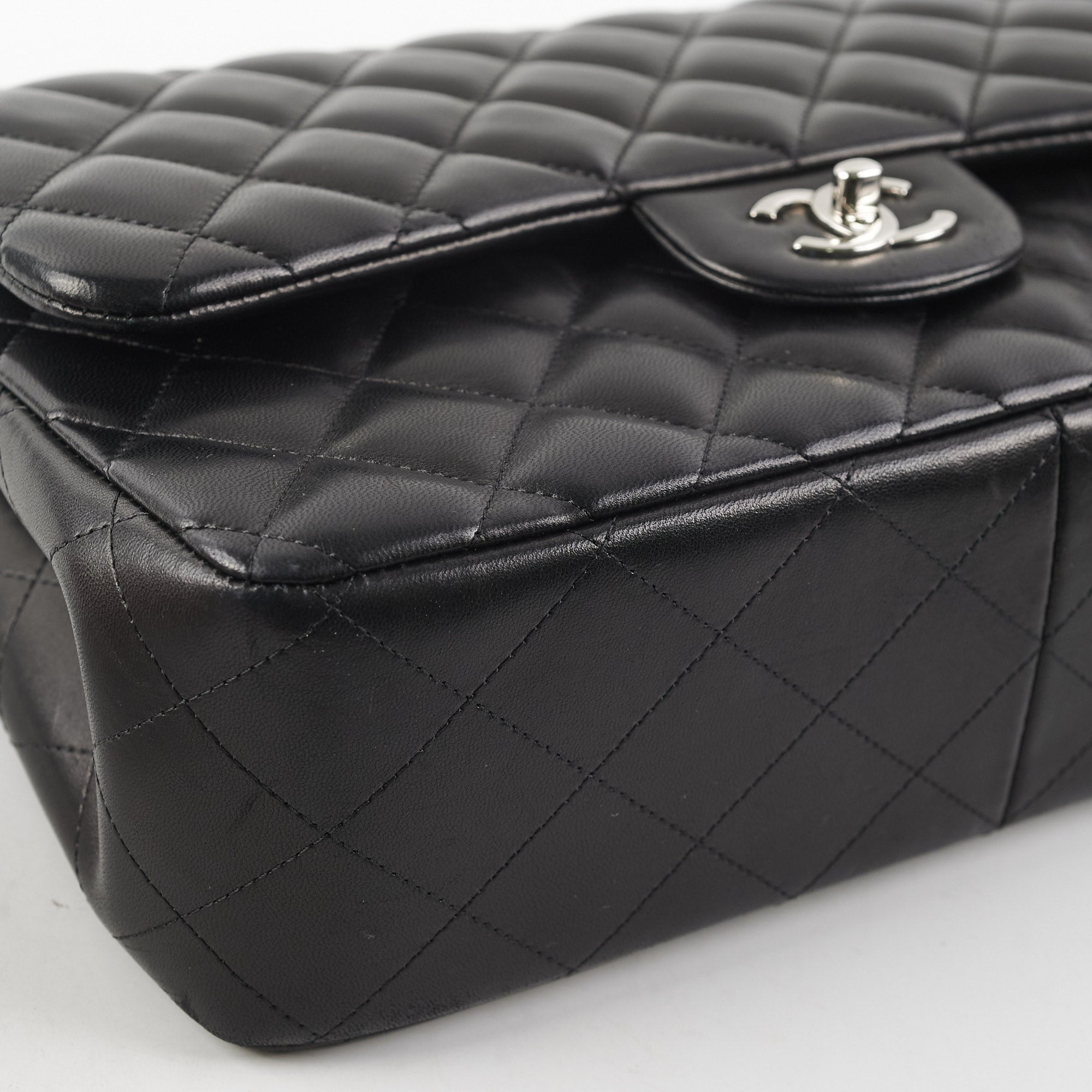 Chanel Jumbo Double Flap Lambskin Black