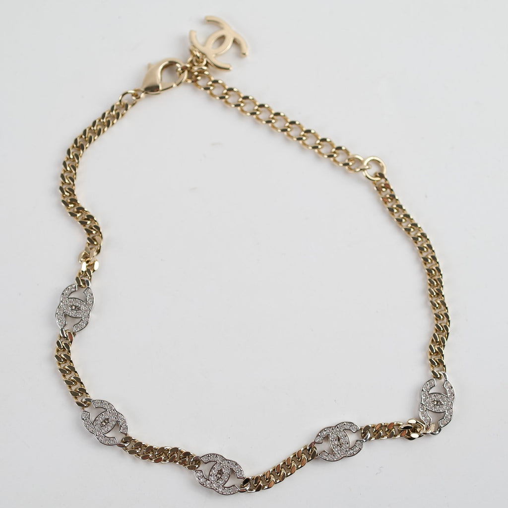 Chanel Classic CC Logo Choker Costume Jewellery