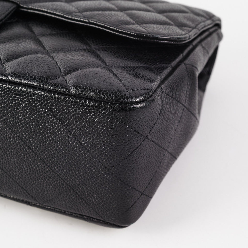 Chanel Classic Jumbo Caviar Black