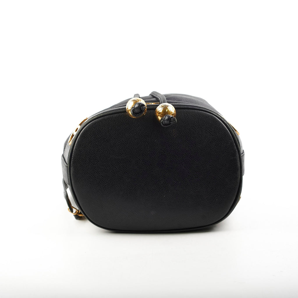 Chanel Bucket Bag Caviar Black