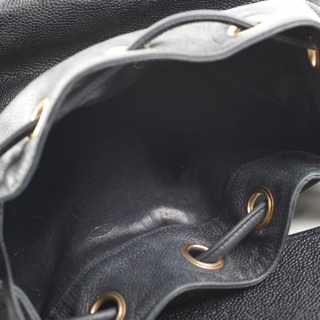 Chanel Bucket Bag Caviar Black