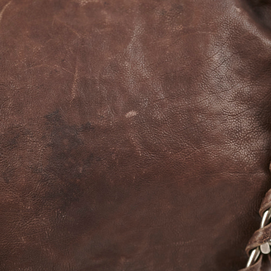 Chanel Vintage Brown Leather Tote - Series 10