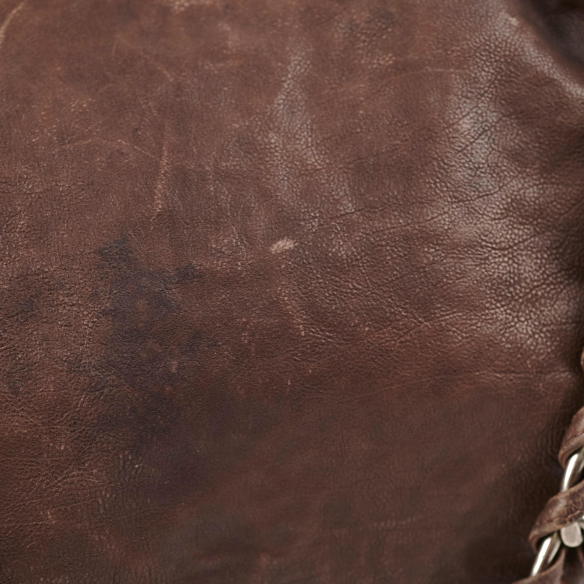 Chanel Vintage Brown Leather Tote - Series 10