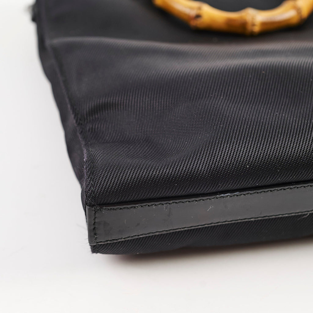 Chanel Vintage Bamboo Handle Mini Tote