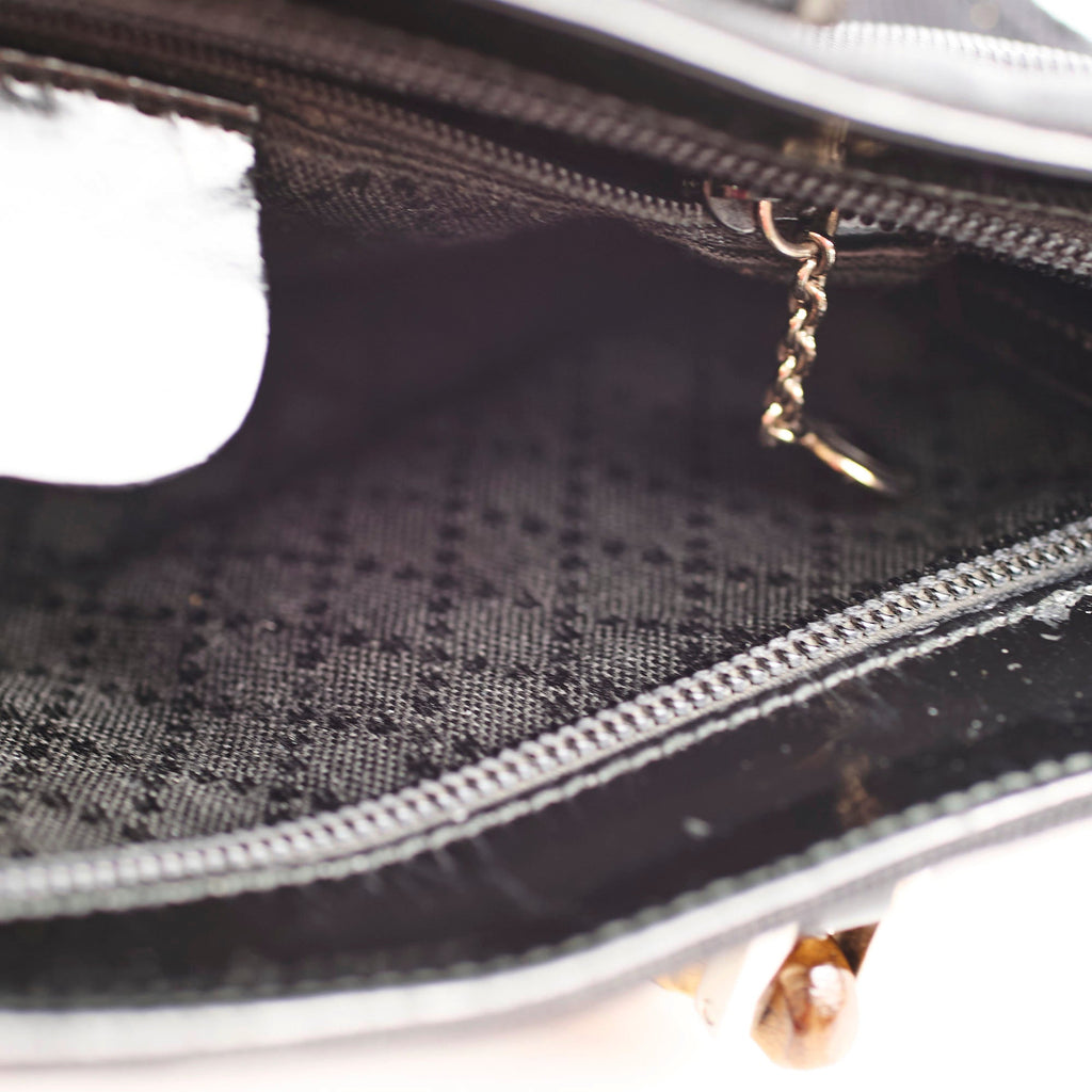Chanel Vintage Bamboo Handle Mini Tote