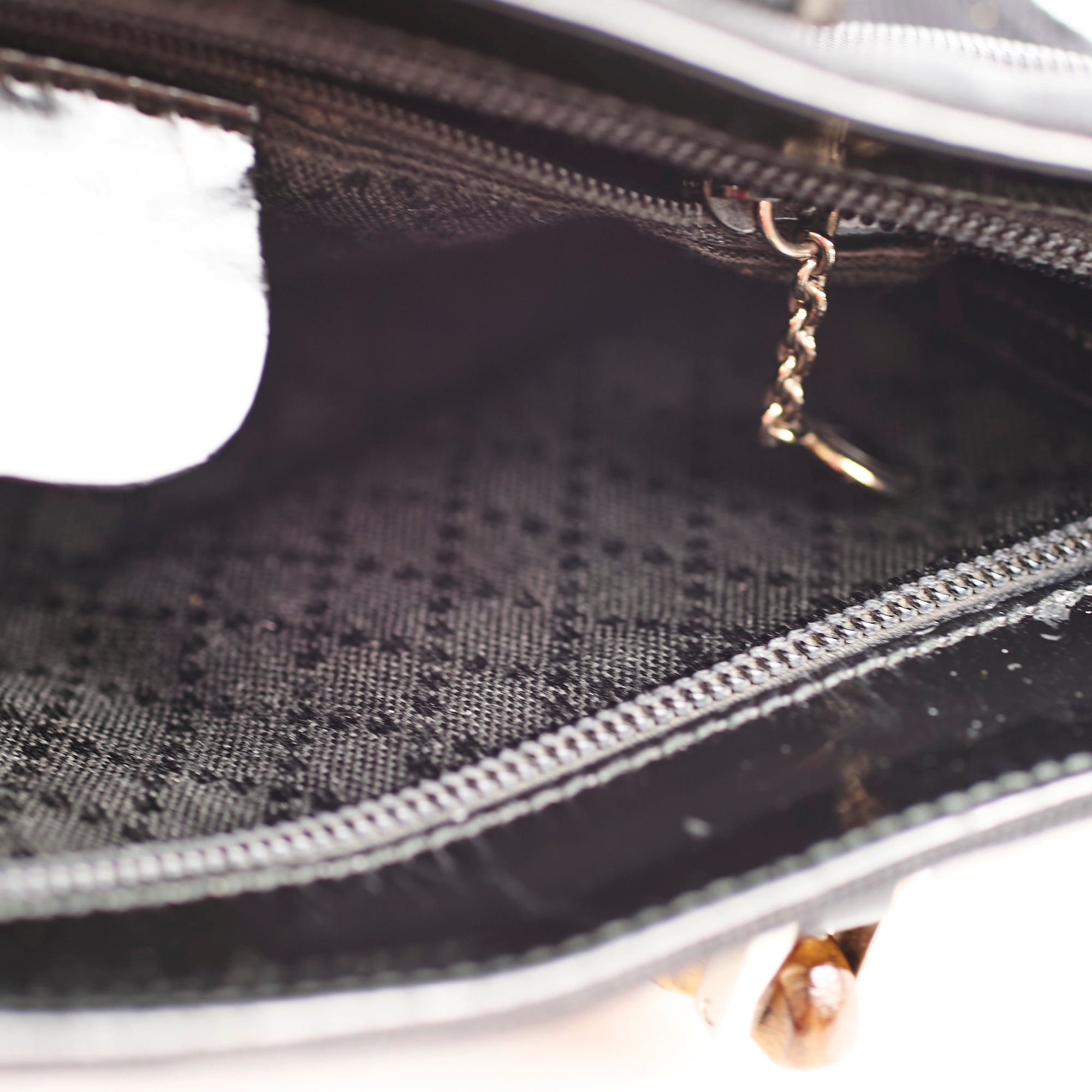 Chanel Vintage Bamboo Handle Mini Tote