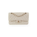 Chanel Quilted Caviar Medium/Large Double Flap Ivory