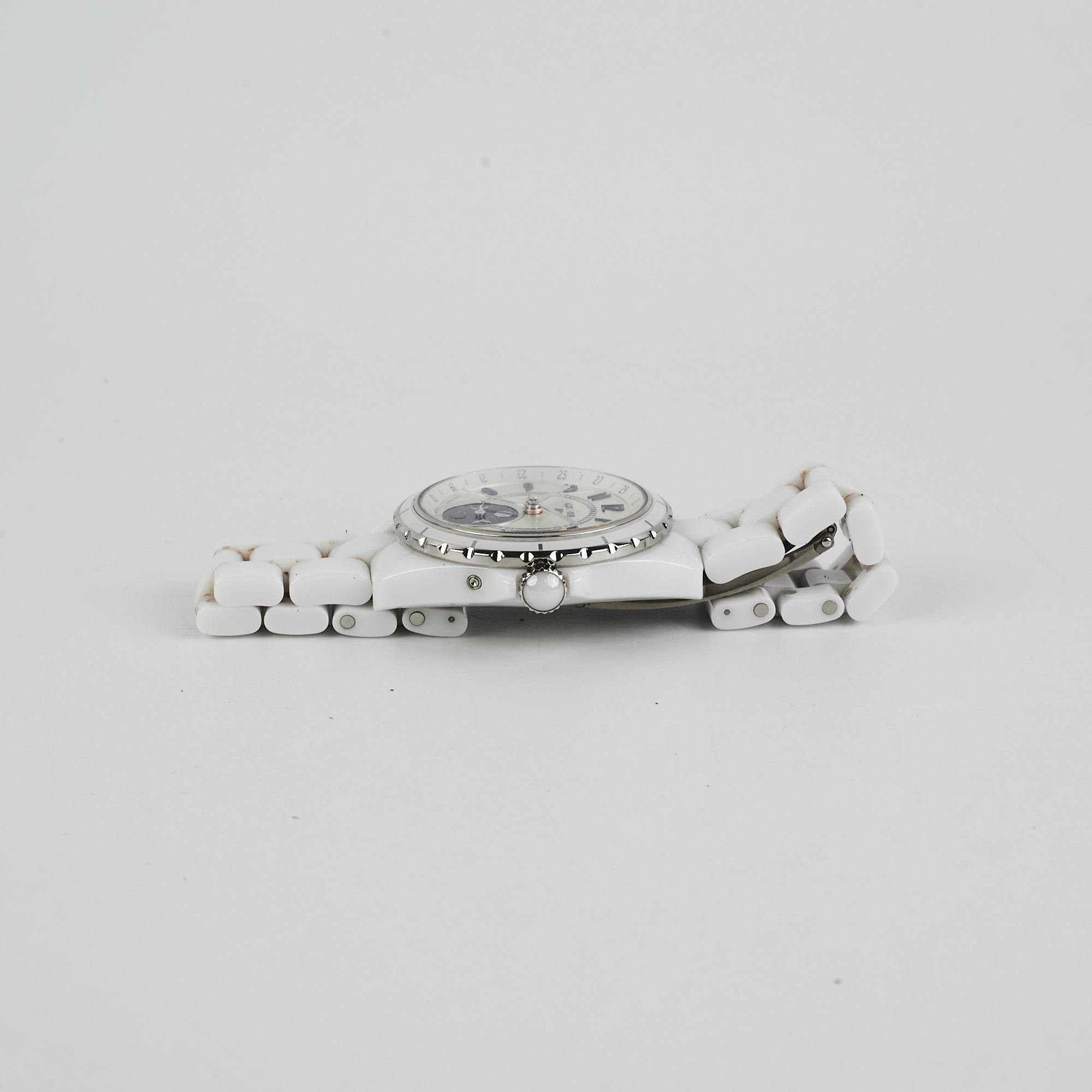 Chanel J12 38mm Moon Phase White Ceramic Watch