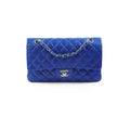 Chanel Classic Flap Medium/Large M/L Lambskin Dark Blue