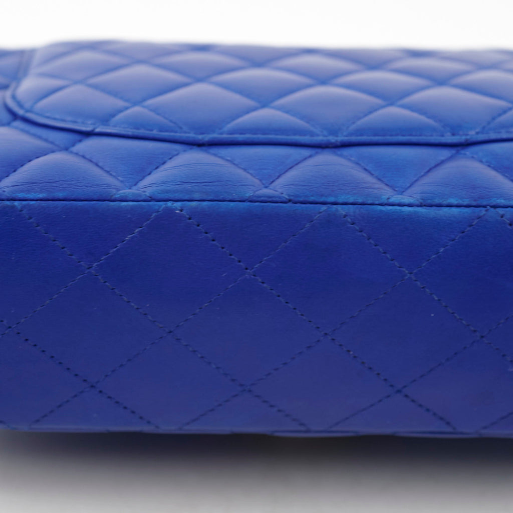 Chanel Classic Flap Medium/Large M/L Lambskin Dark Blue