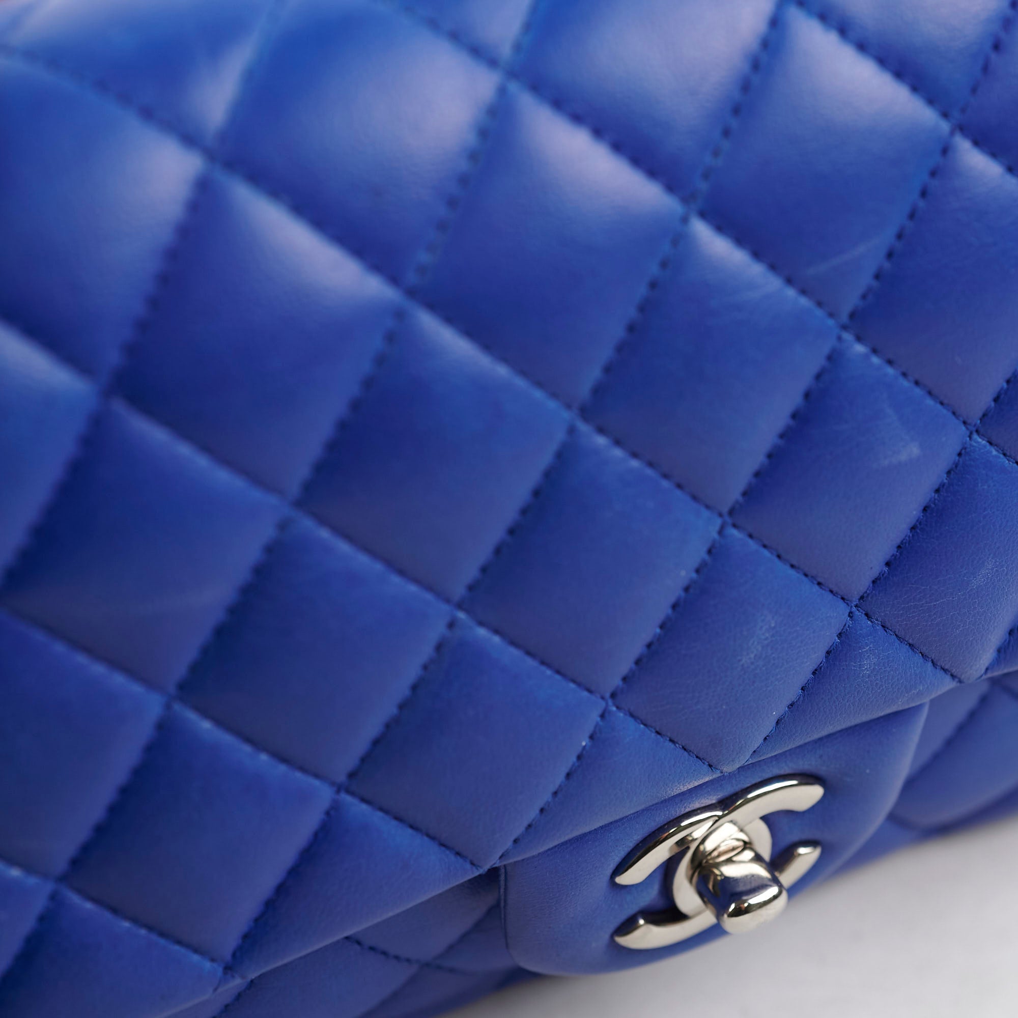 Chanel Classic Flap Medium/Large M/L Lambskin Dark Blue