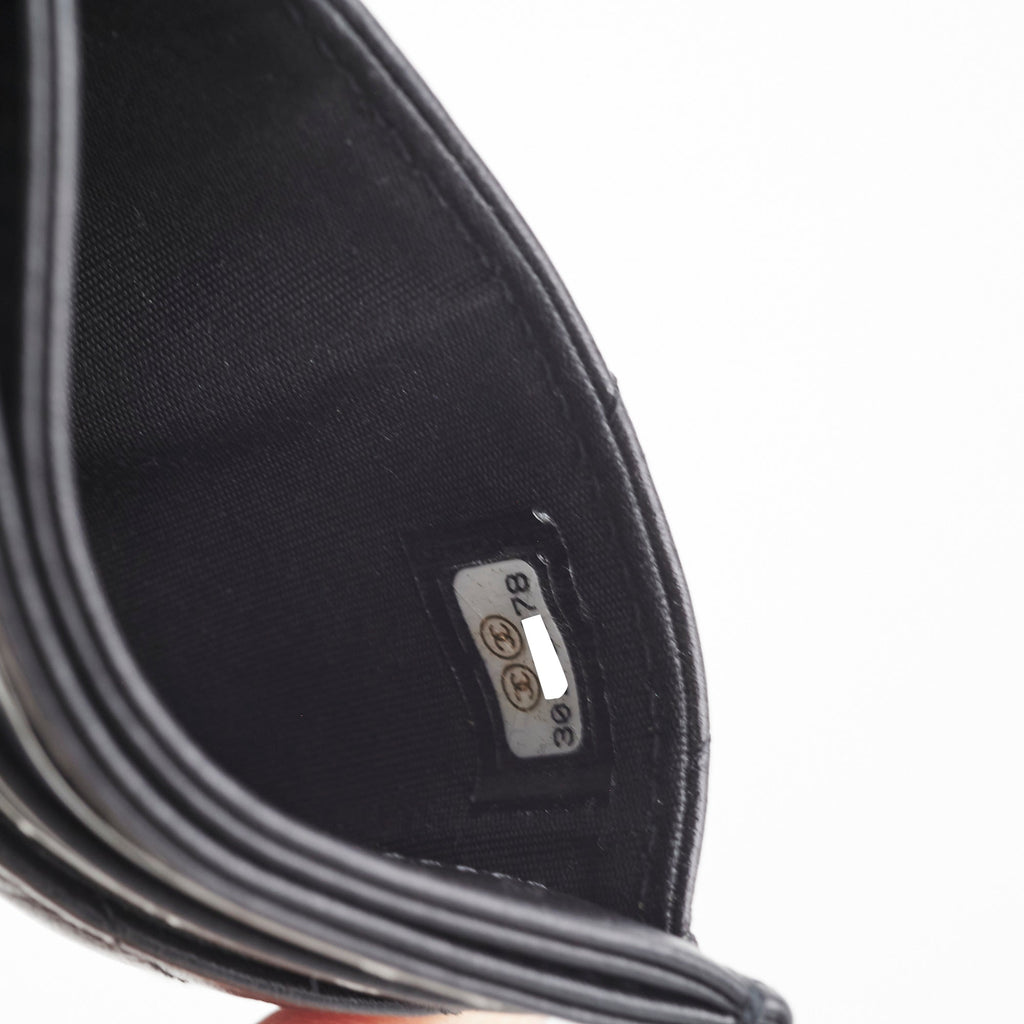 Chanel Reissue Black Cardholder