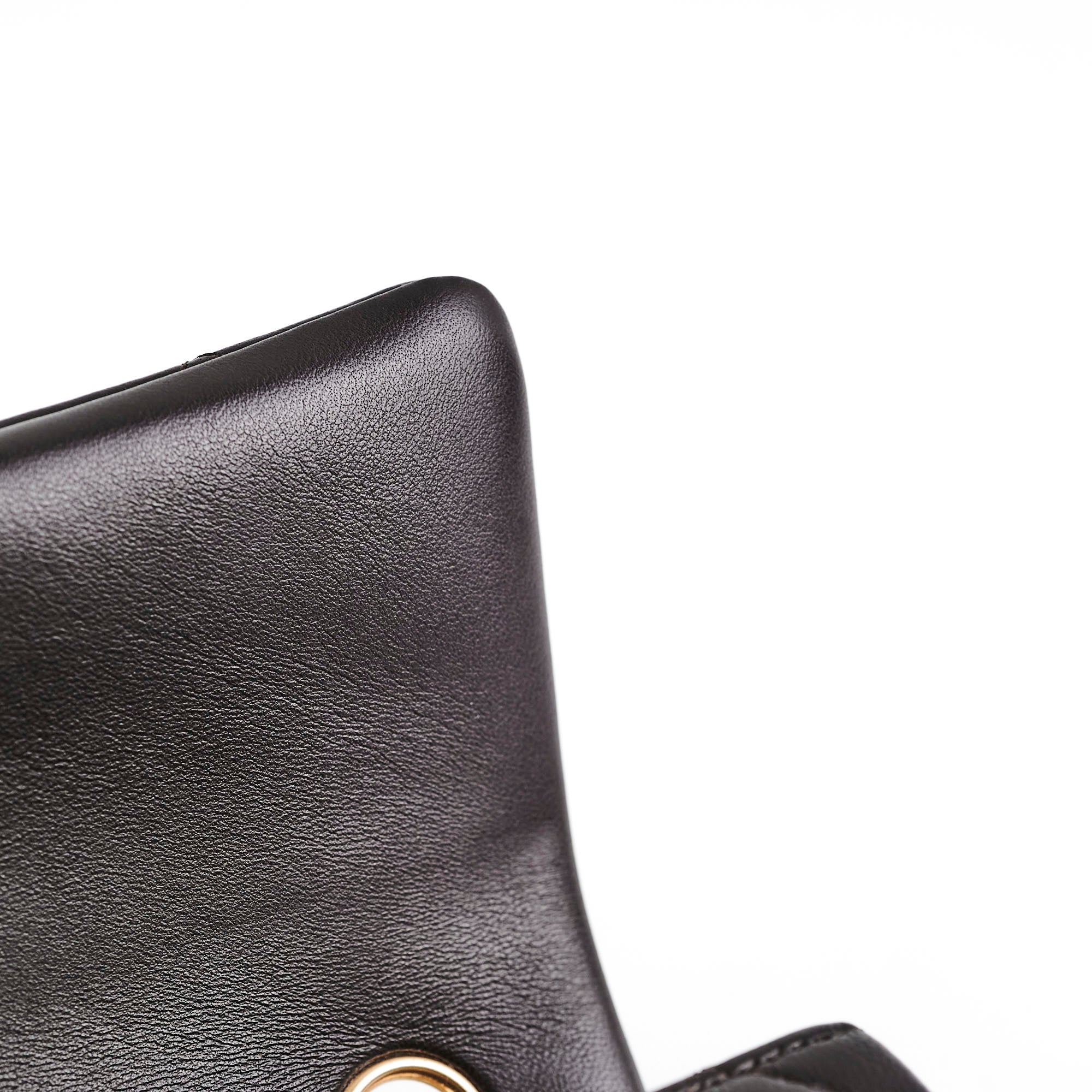 Chanel Mini Rectangular Dark Chocolate Microchip HOLD