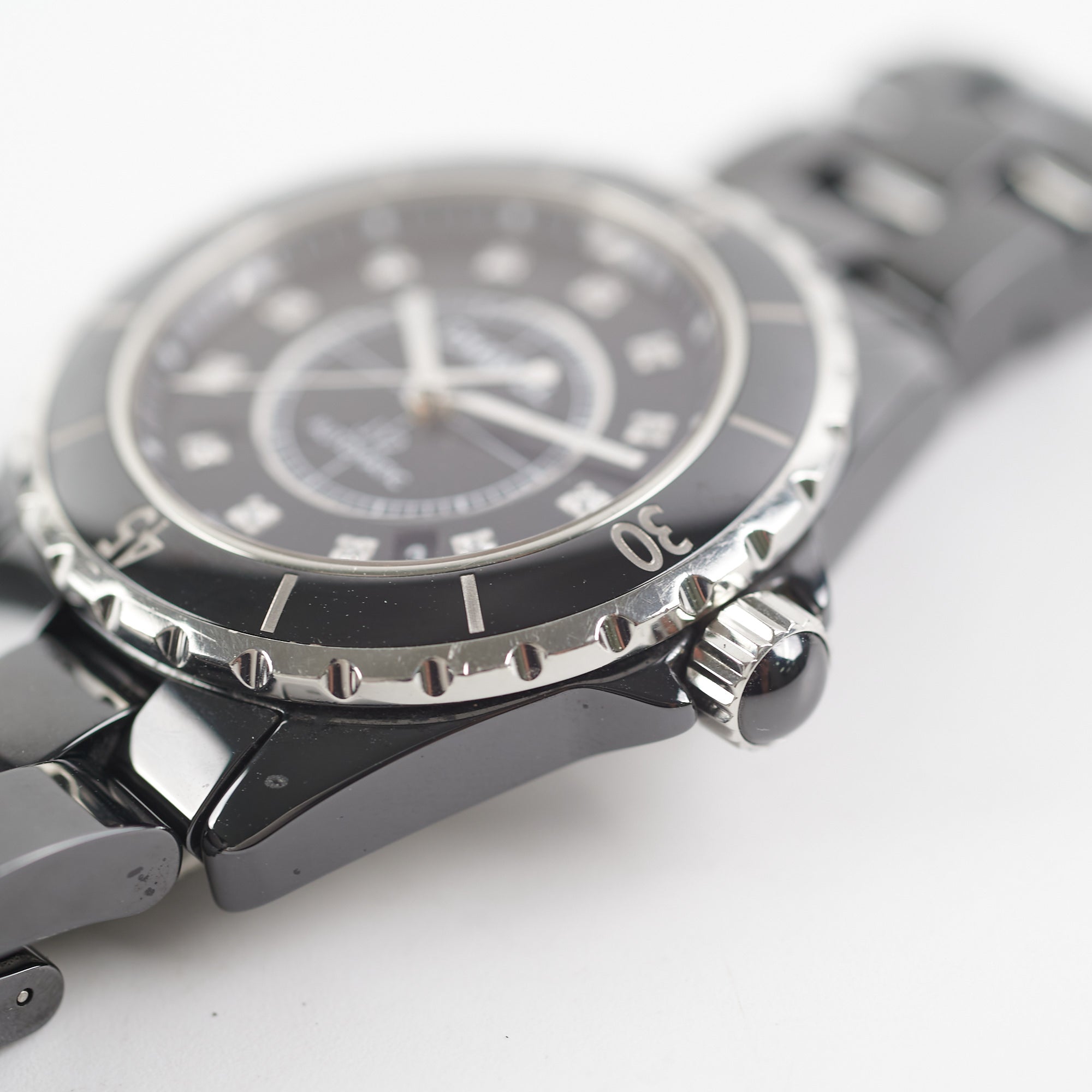 Chanel J12 Watch Calibre with Diamonds 38MM Black