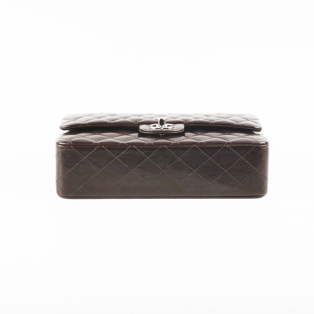 Chanel Medium/Large Classic Double Flap Dark Chocolate