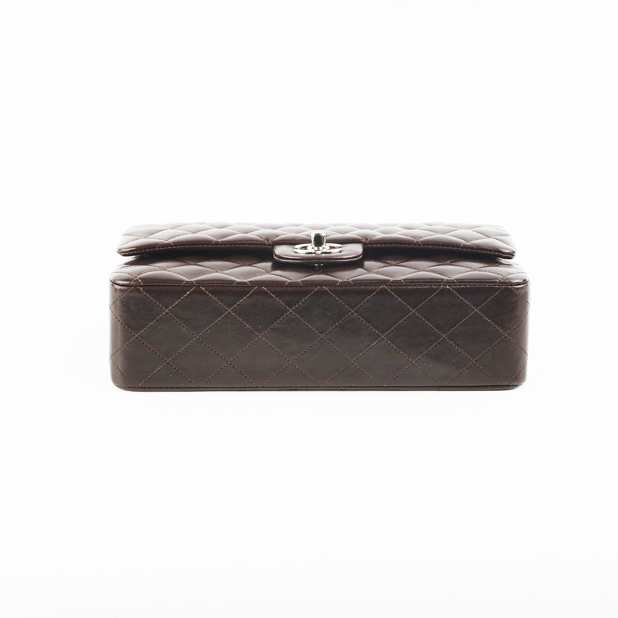 Chanel Medium/Large Classic Double Flap Dark Chocolate