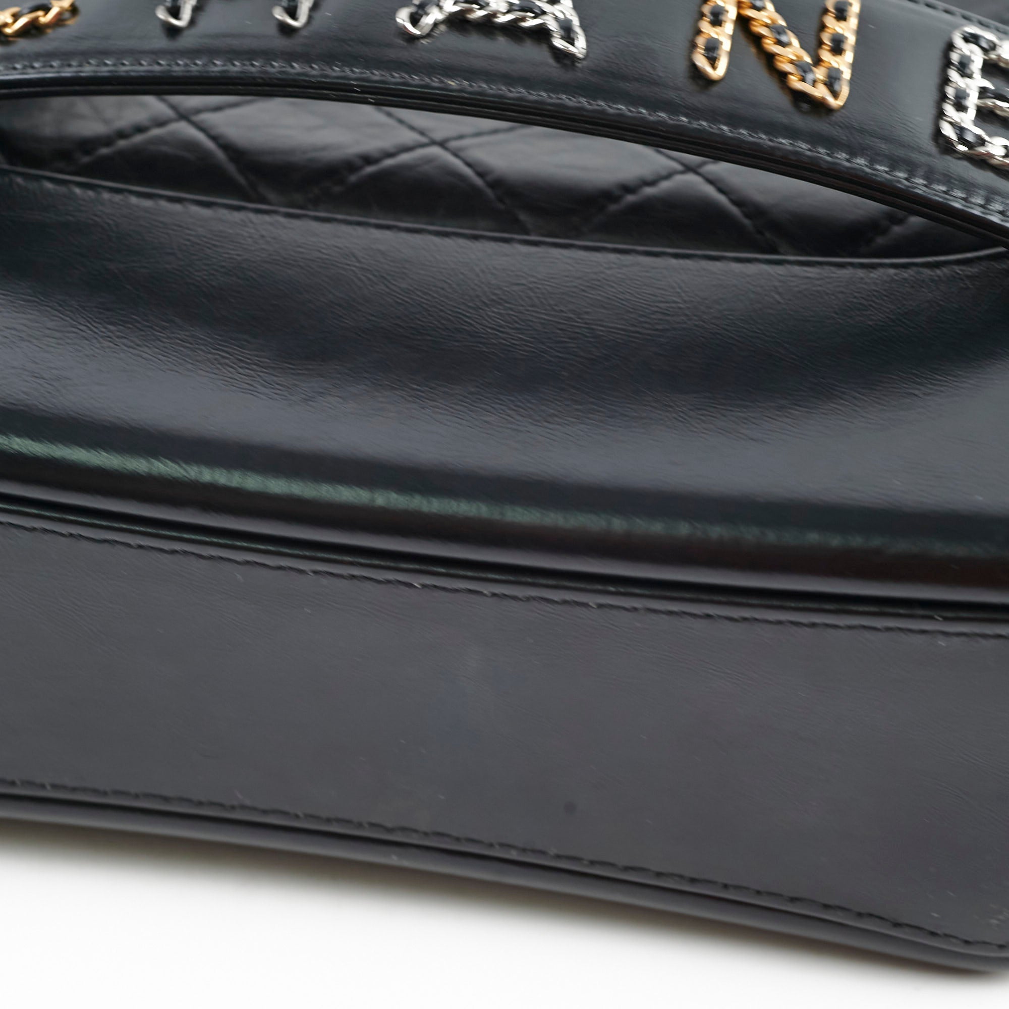 Chanel Medium Aged Calfskin Gabrielle Black Series 29
