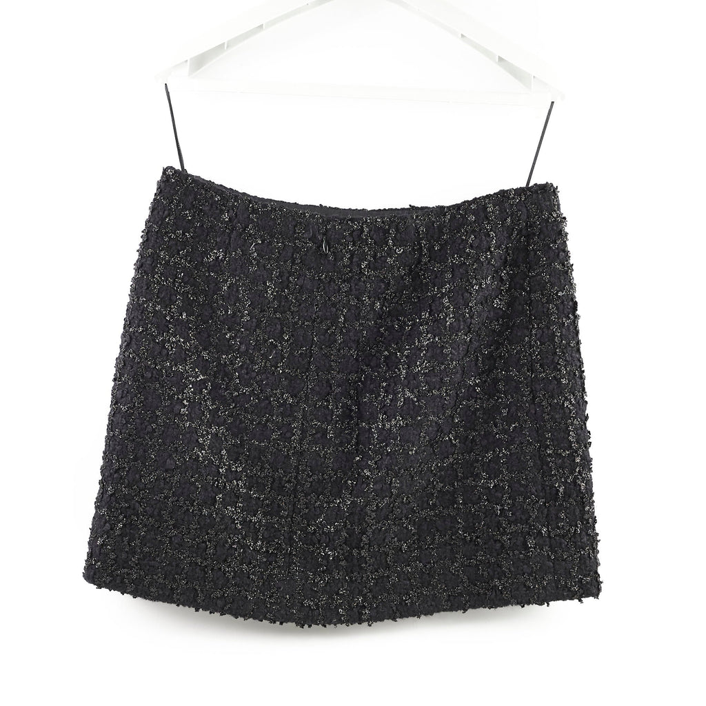 Chanel Wool Skirt Black Size 36