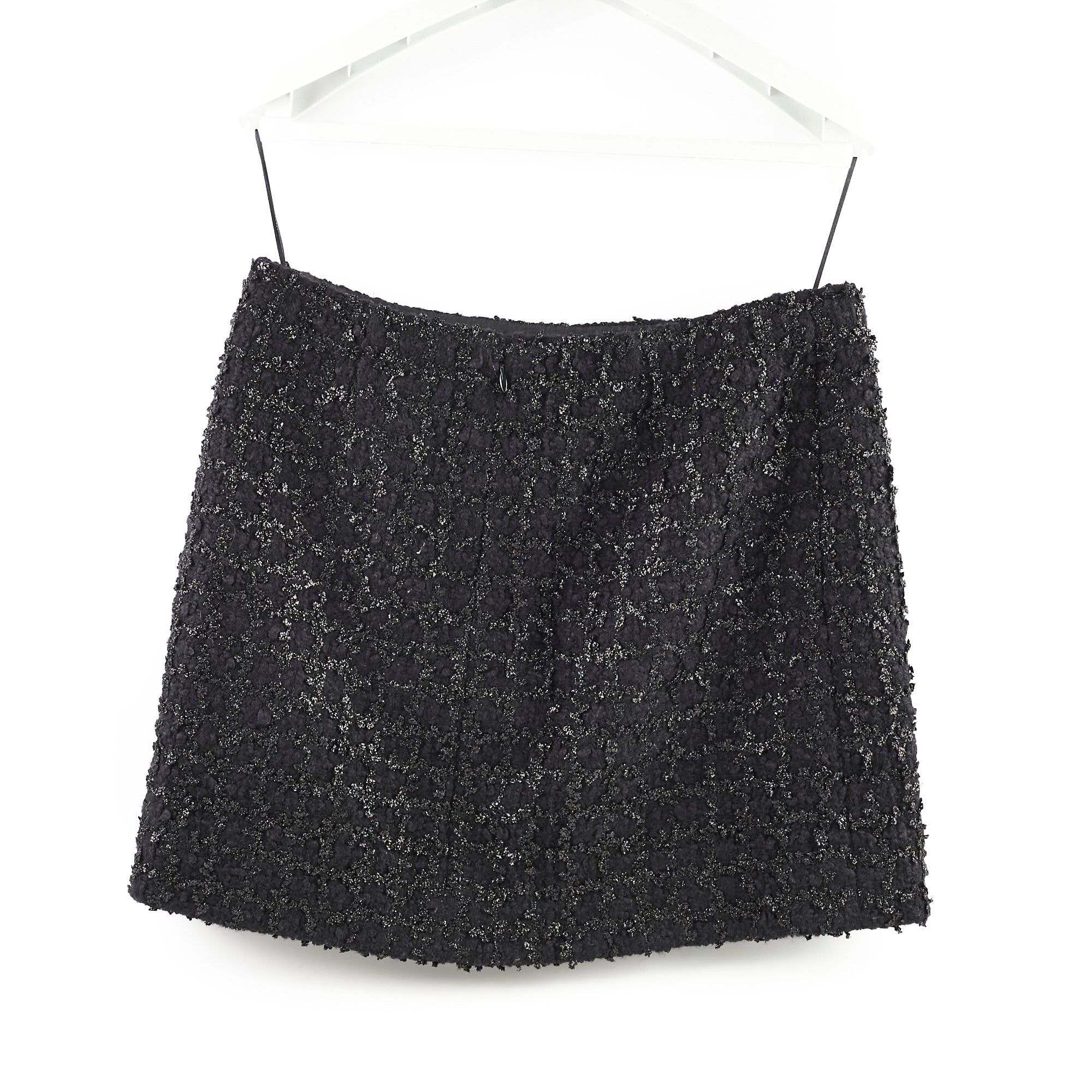Chanel Wool Skirt Black Size 36