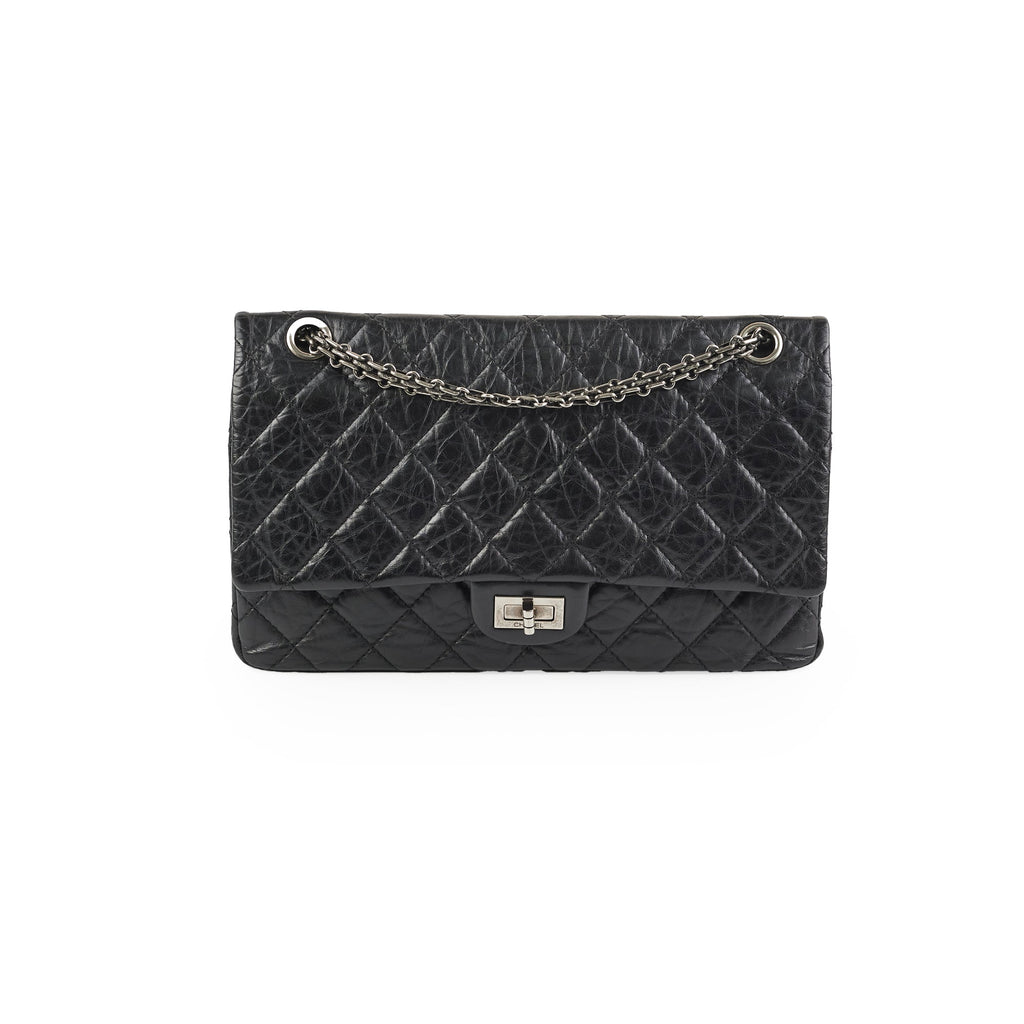 Chanel Reissue 226 Black Calfskin Shoulder Bag