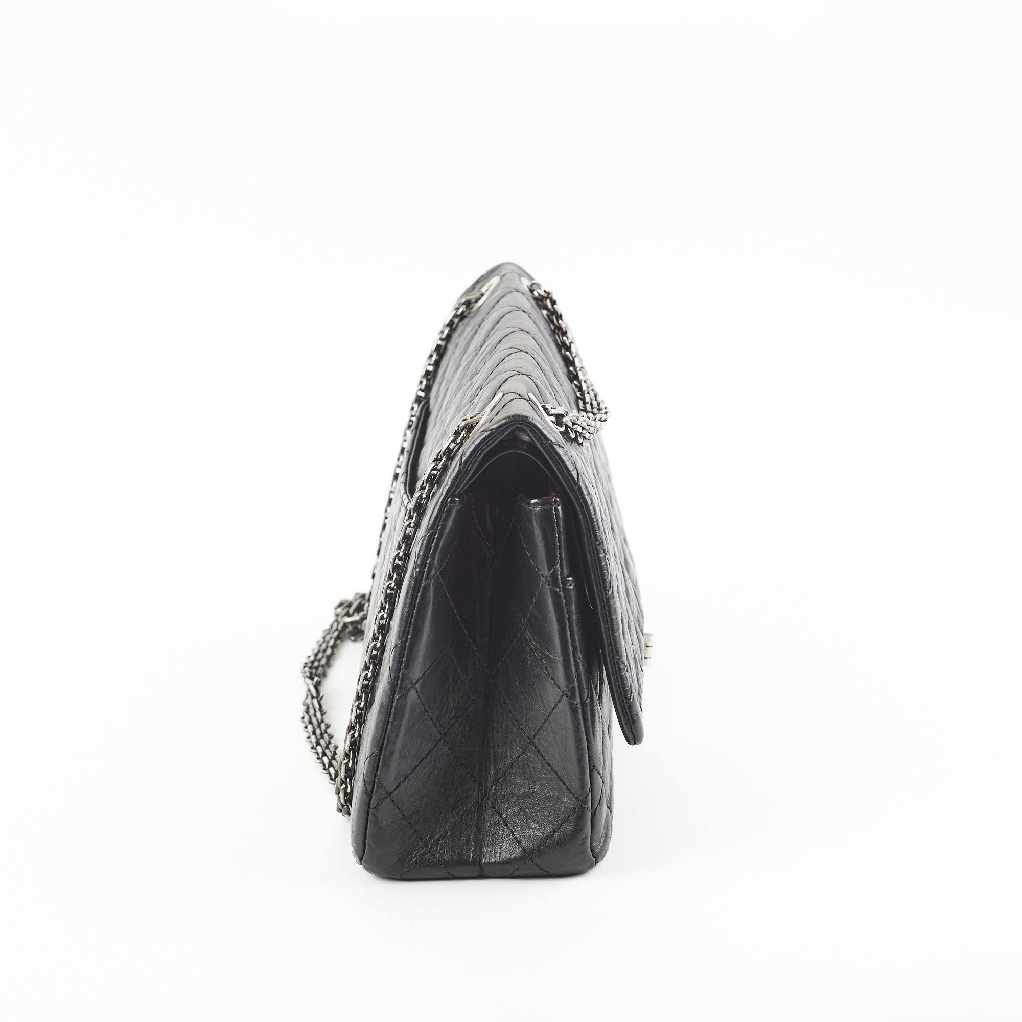 Chanel Reissue 226 Black Calfskin Shoulder Bag