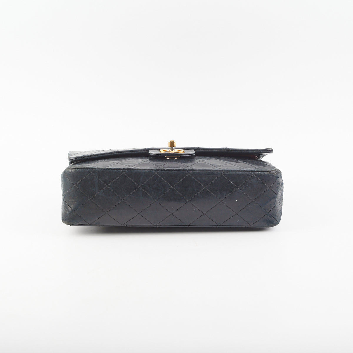 Chanel Vintage Quilted Lambskin Medium/Large Black 24k GHW