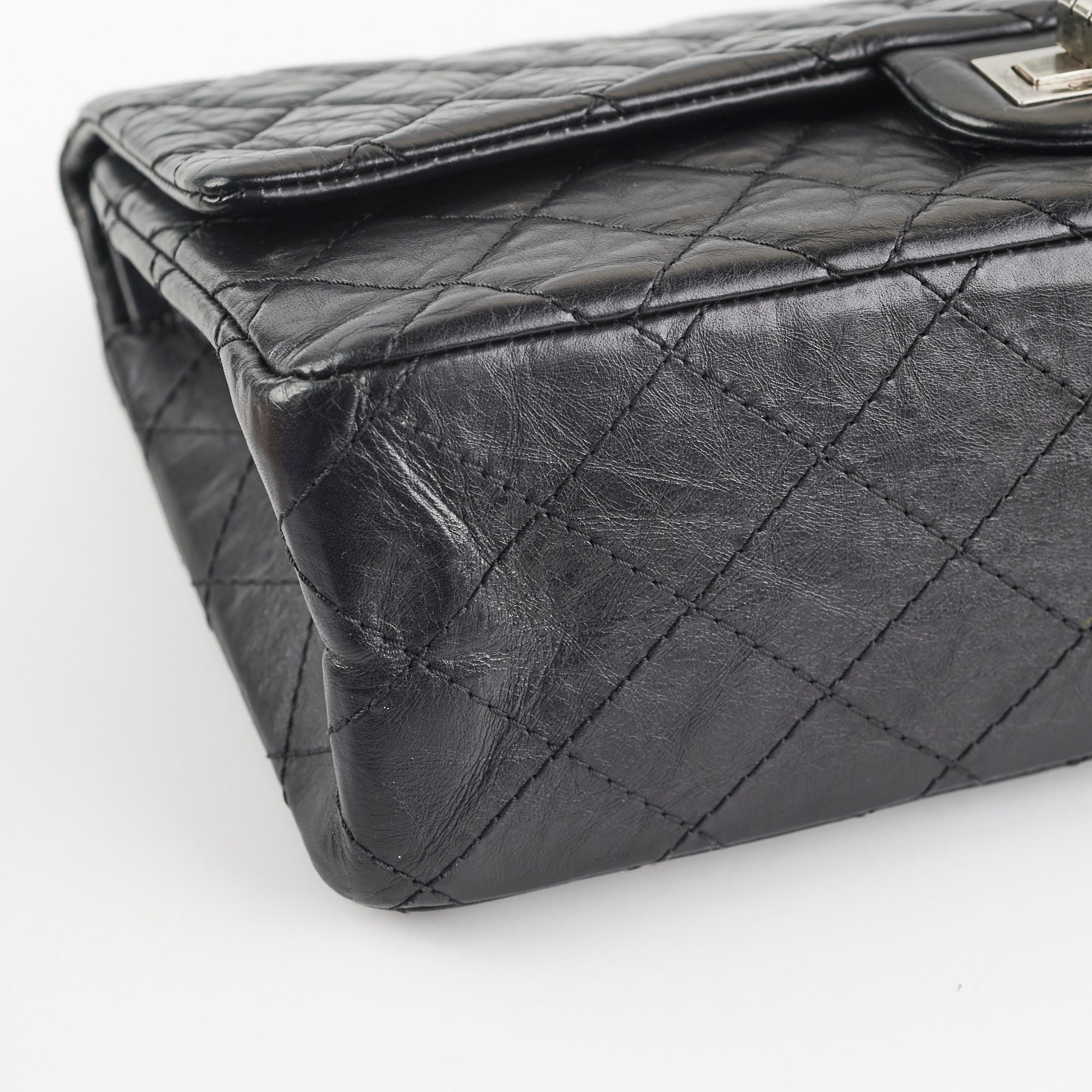 Chanel Reissue 226 Black Calfskin Shoulder Bag