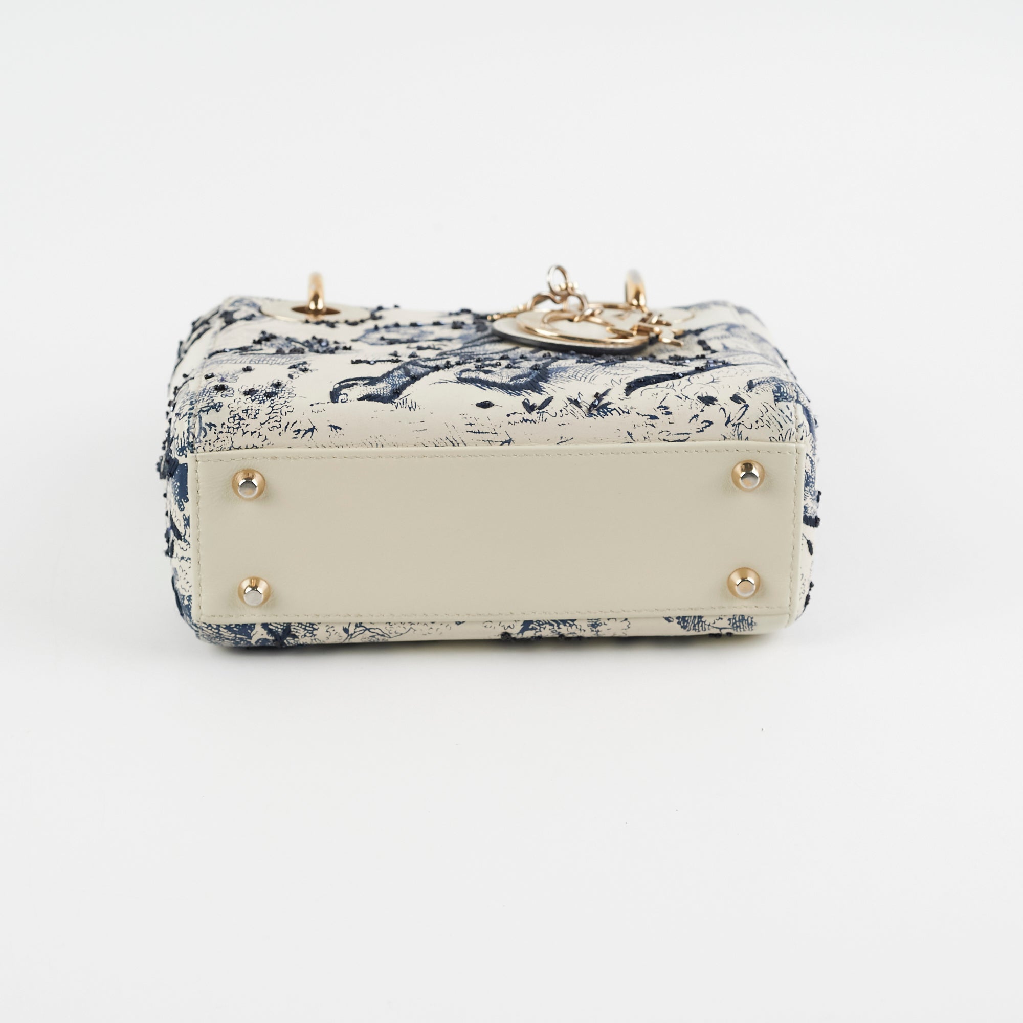 Christian Dior Mini Lady Dior Toile De Joy