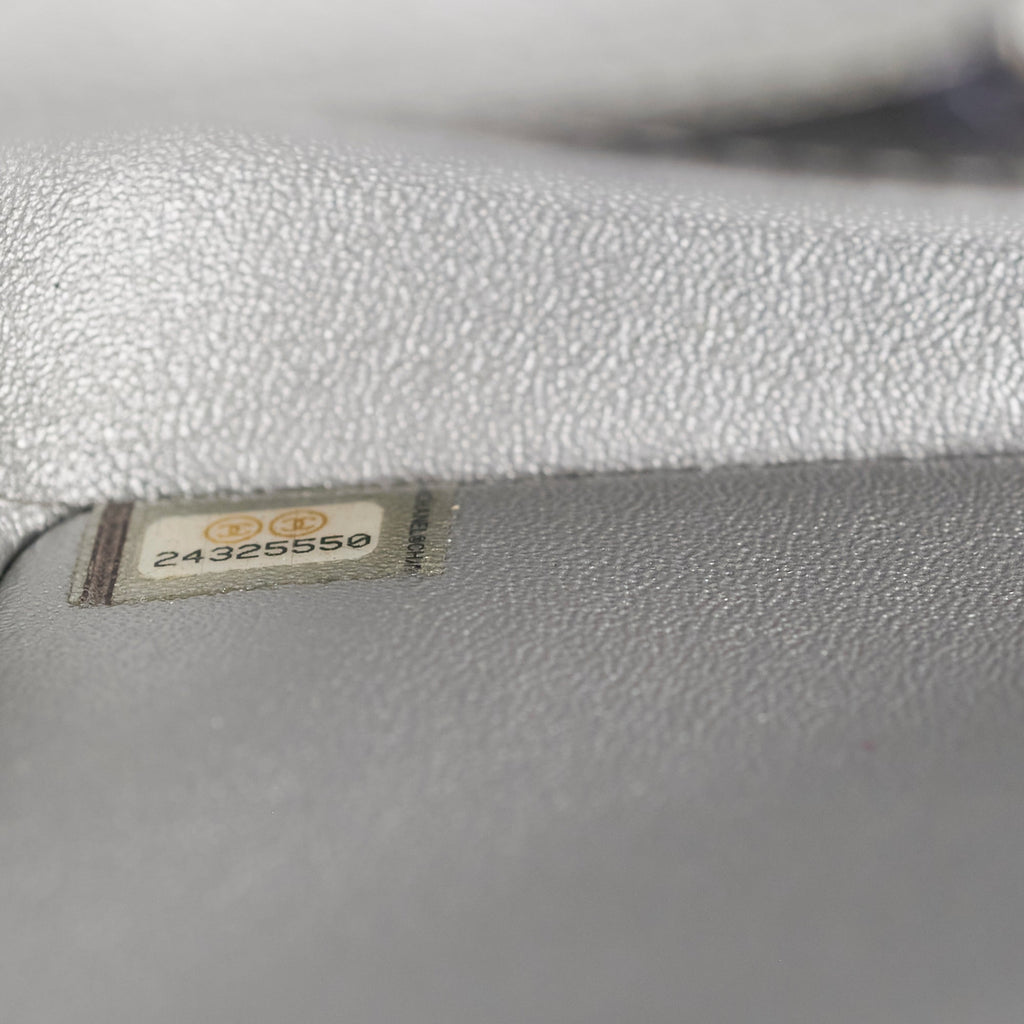 Chanel Mini Rectangular Caviar Silver