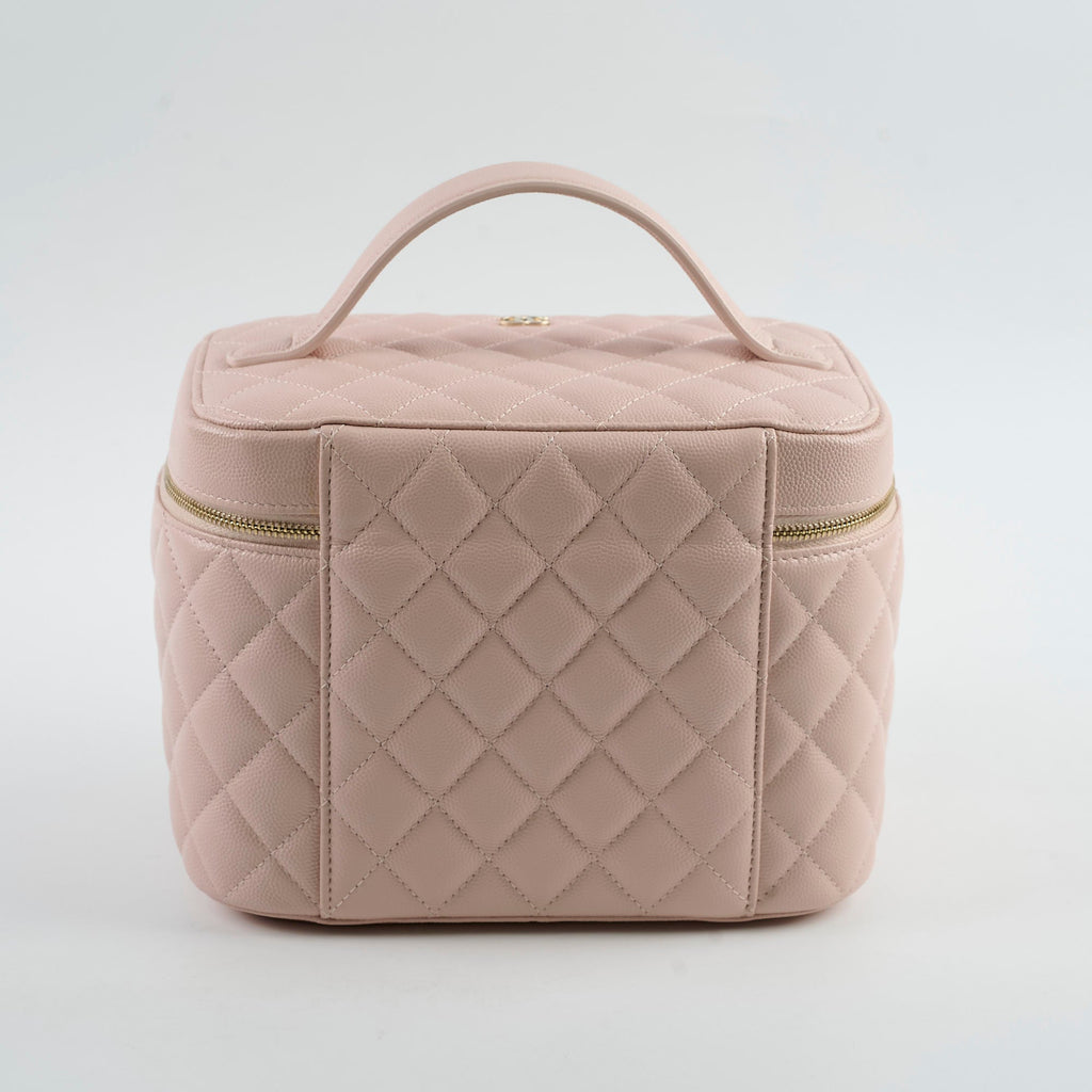 Chanel Caviar Vanity Rose Pink Series 30