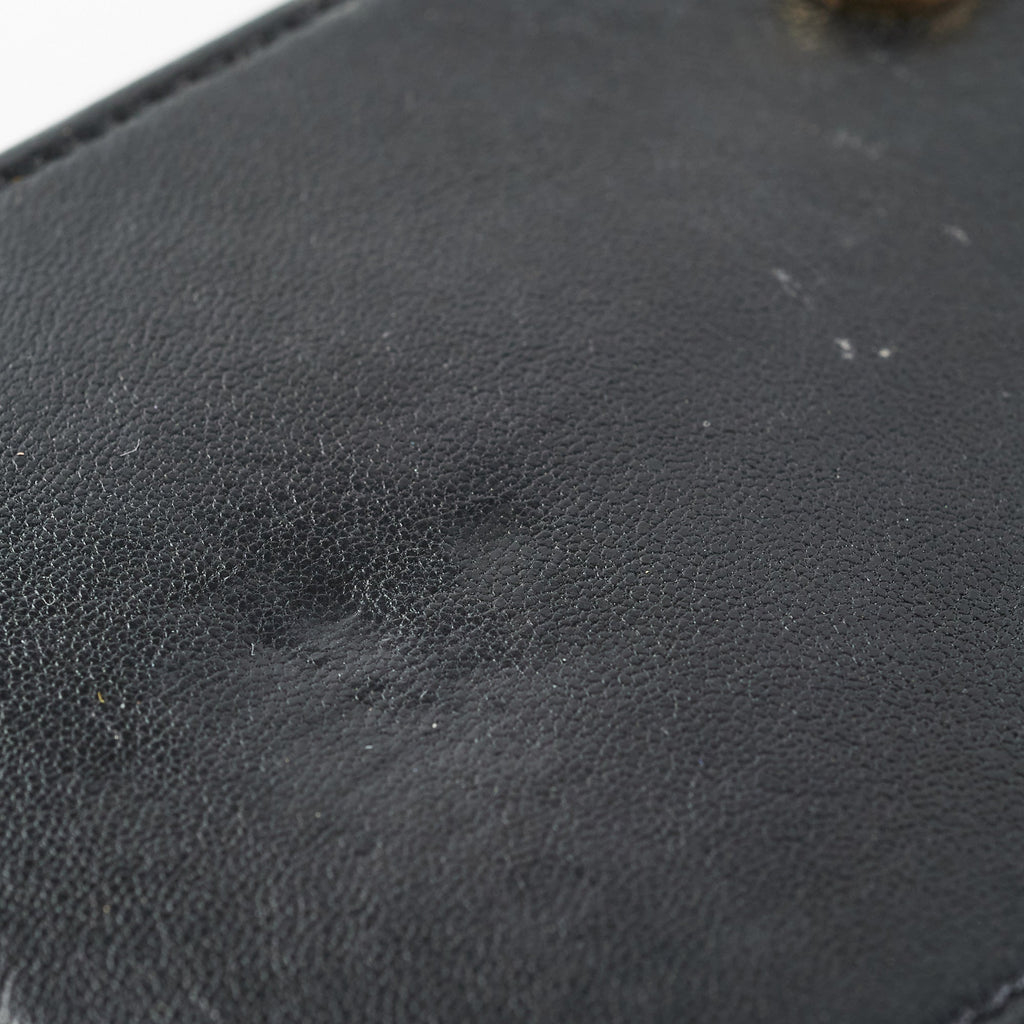 2/7 DOTD- Chanel Chevron Wallet on Chain (WOC) Lambskin Black