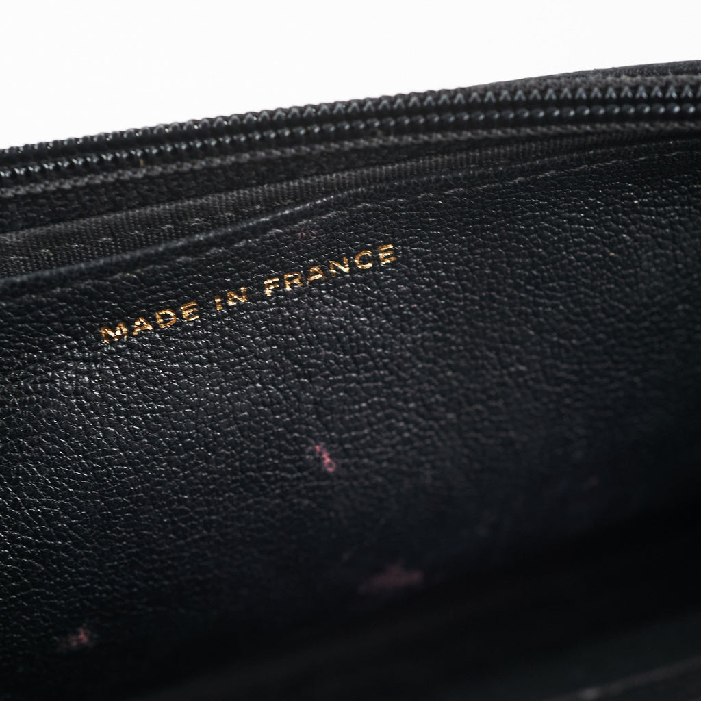 2/7 DOTD- Chanel Chevron Wallet on Chain (WOC) Lambskin Black