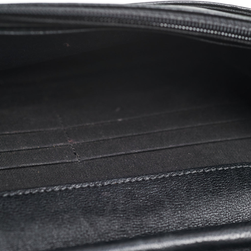 2/7 DOTD- Chanel Chevron Wallet on Chain (WOC) Lambskin Black